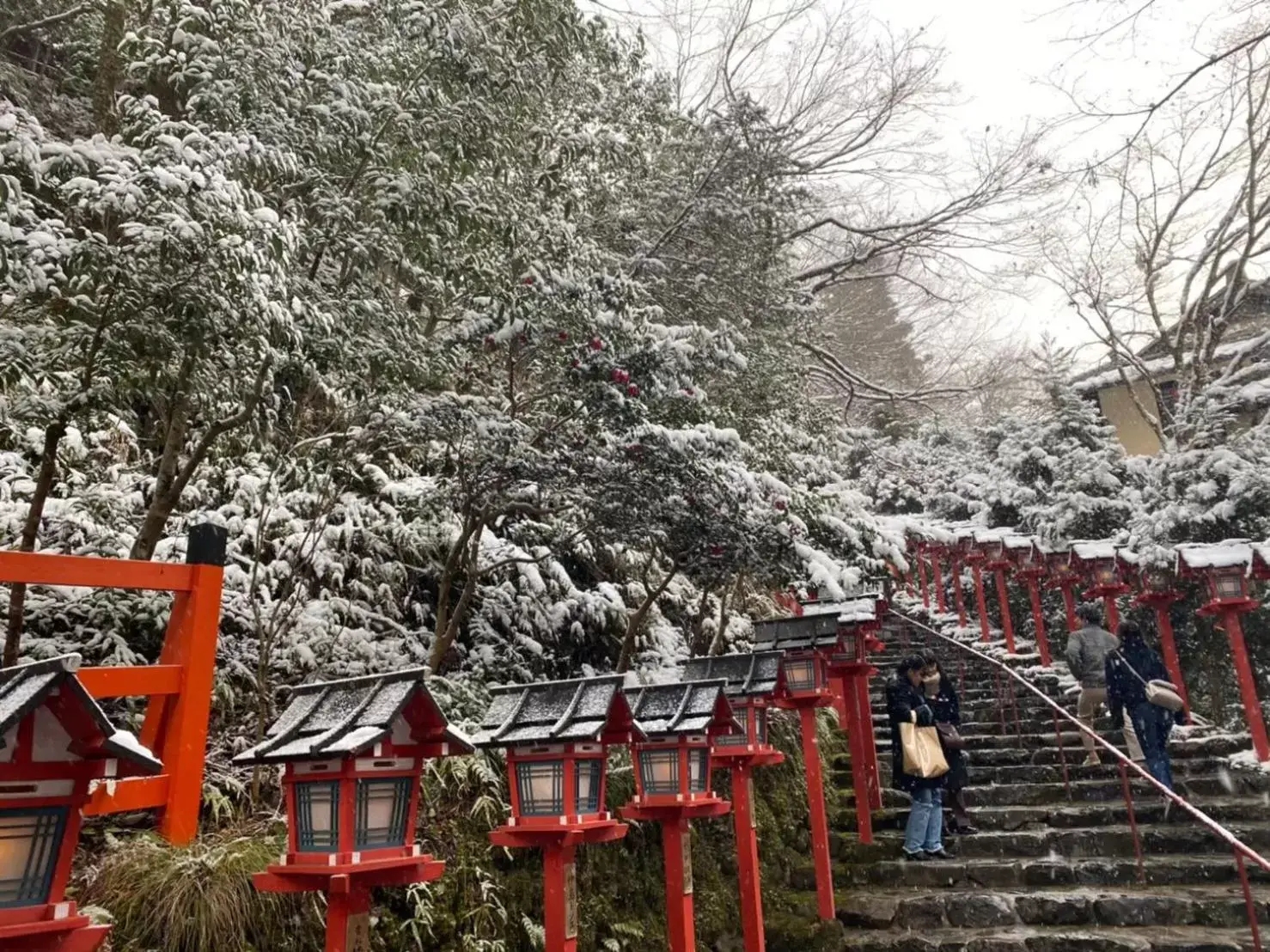 Winter in Sanco Inn Kyoto Hachijoguchi Shikinoyu