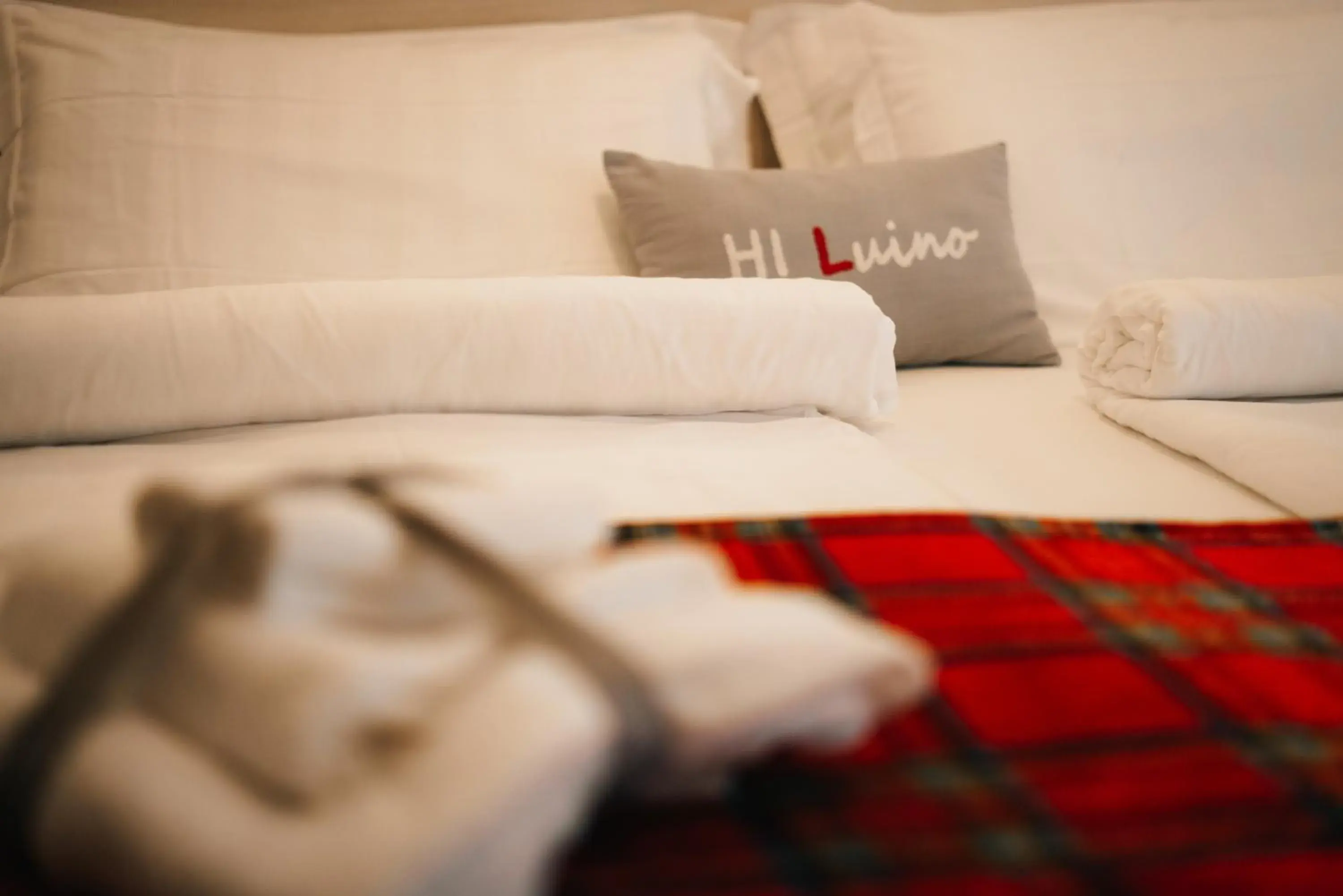 Bed in Hotel Internazionale Luino