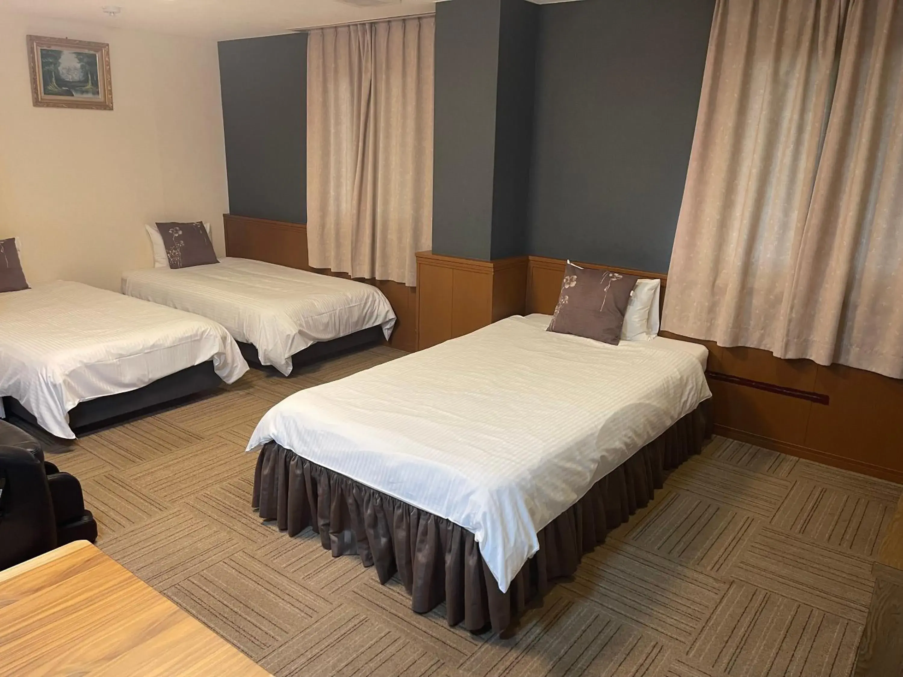 Bed in Kansai Airport Spa Hotel Garden Palace Bed in Kansai Airport Spa Hotel Garden Palace