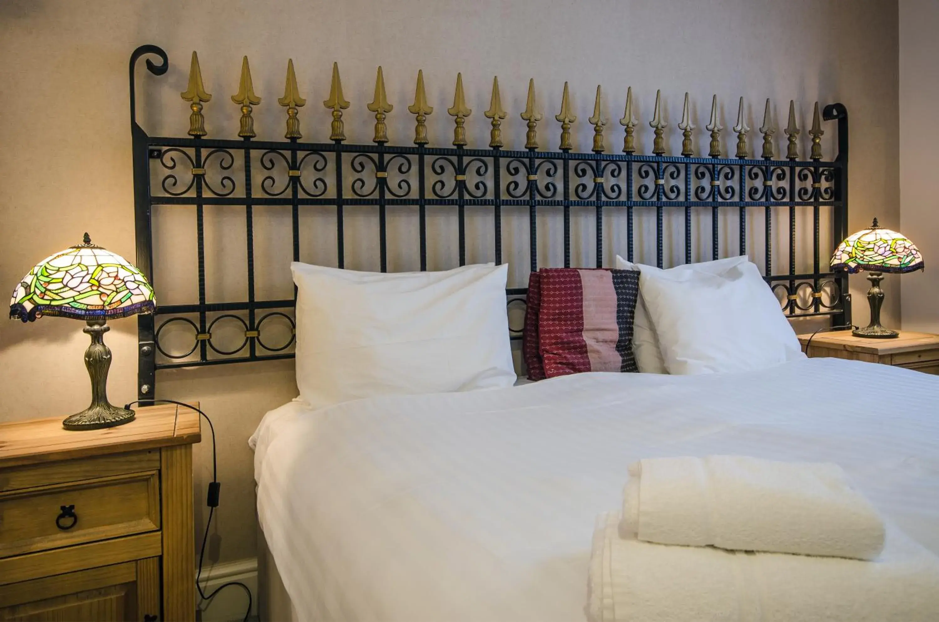 Bed in Dukes Folly Hotel