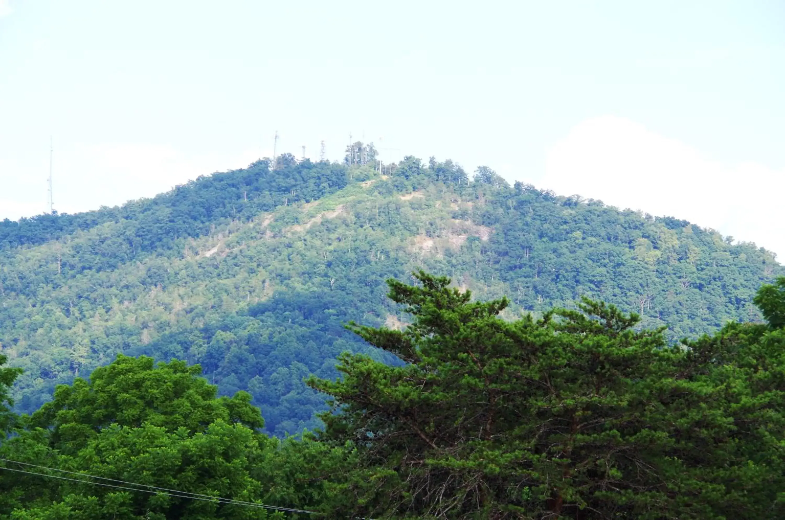 Mountain view, Natural Landscape in American Motel - Lenoir