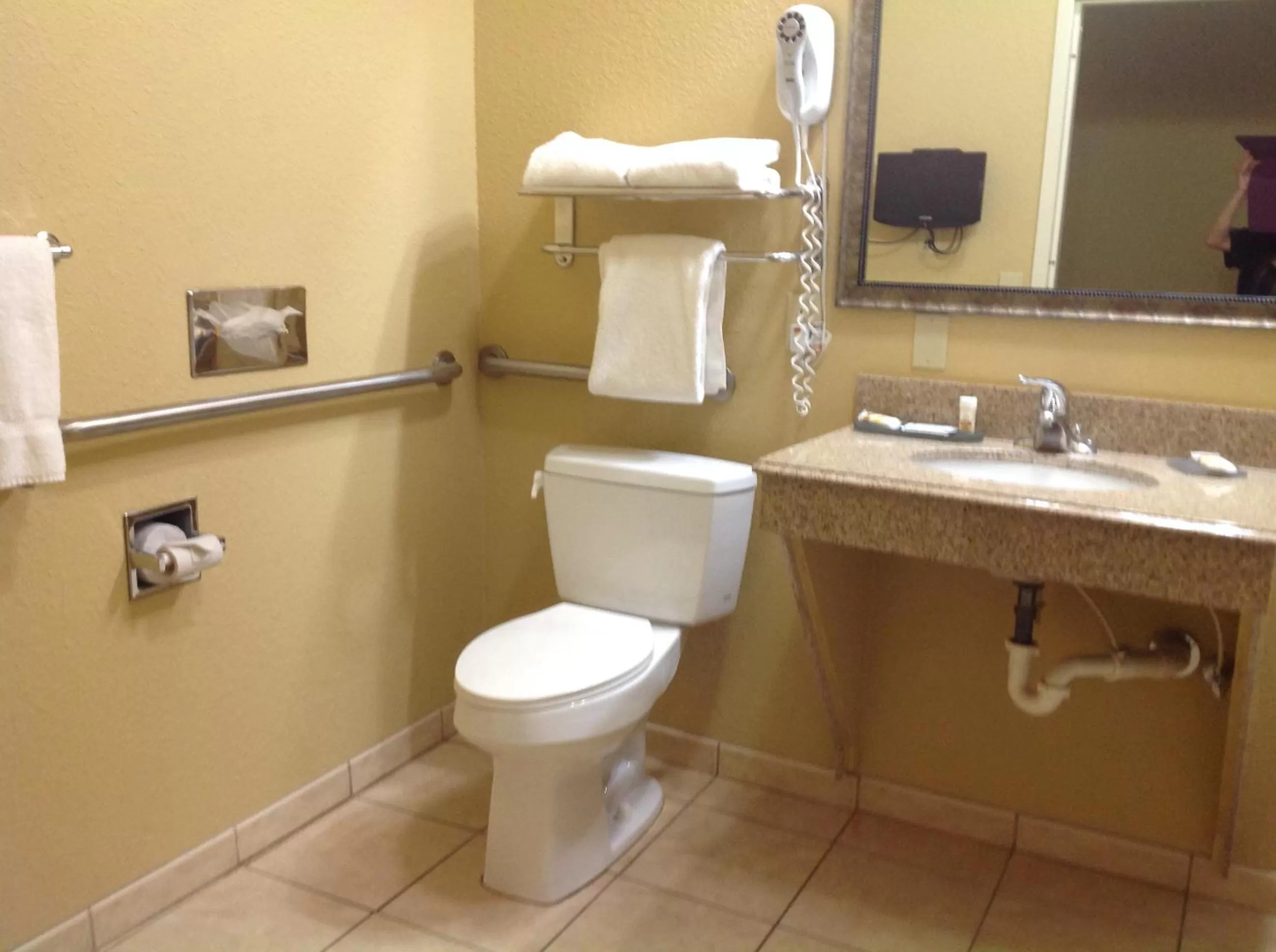 Toilet in La Quinta by Wyndham Vicksburg