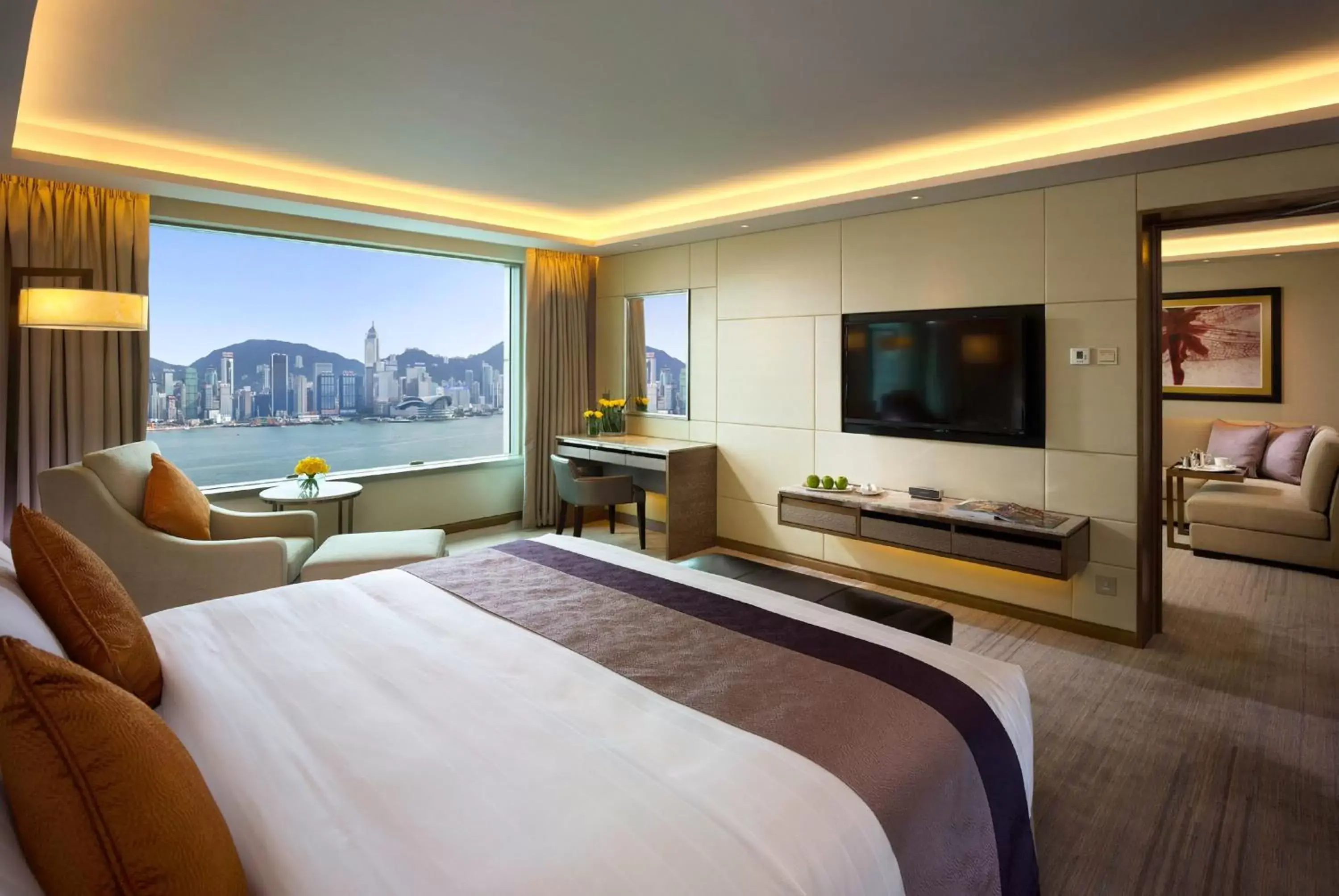 Photo of the whole room in InterContinental Grand Stanford Hong Kong, an IHG Hotel