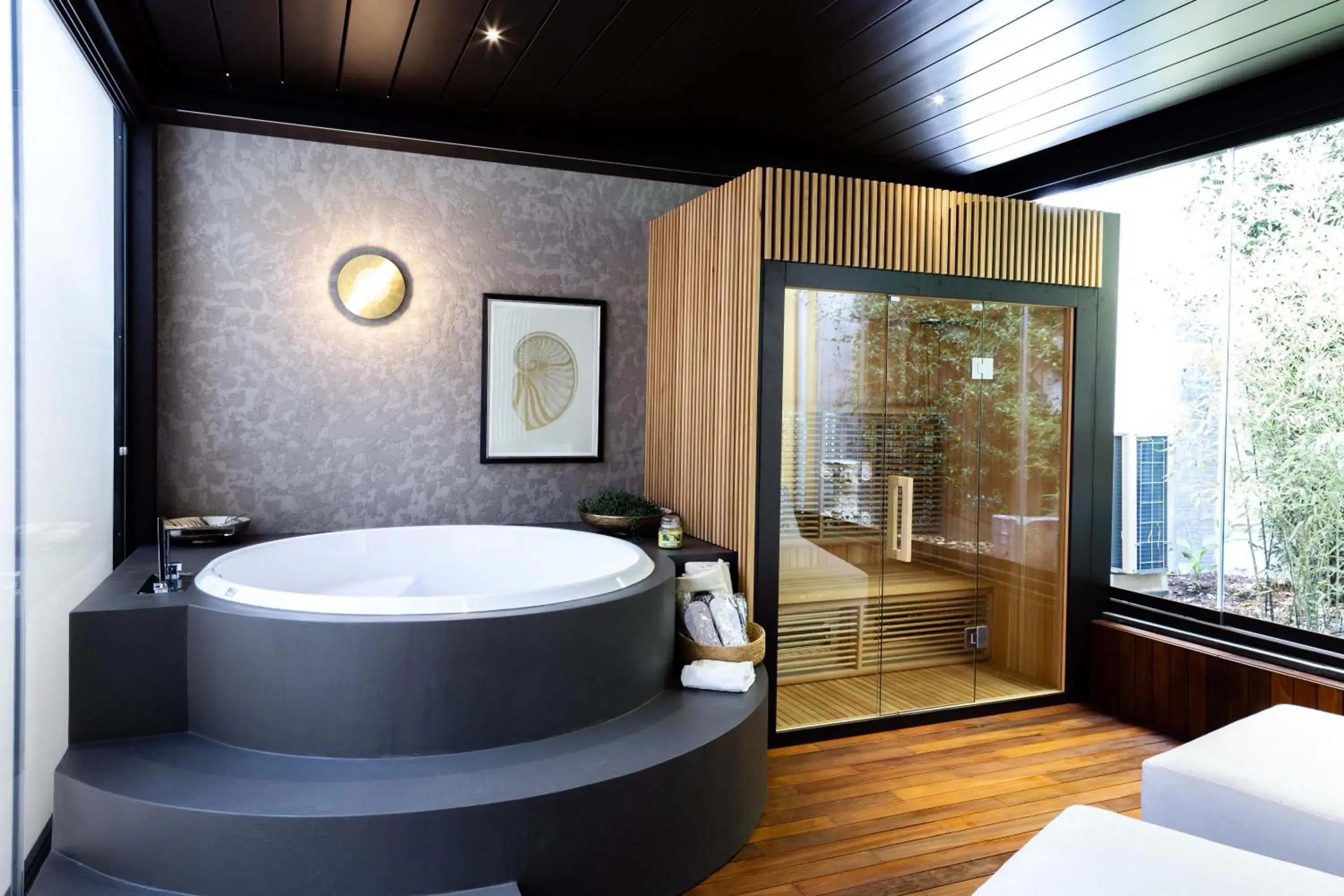 Sauna, Bathroom in Villa Riviera Resort