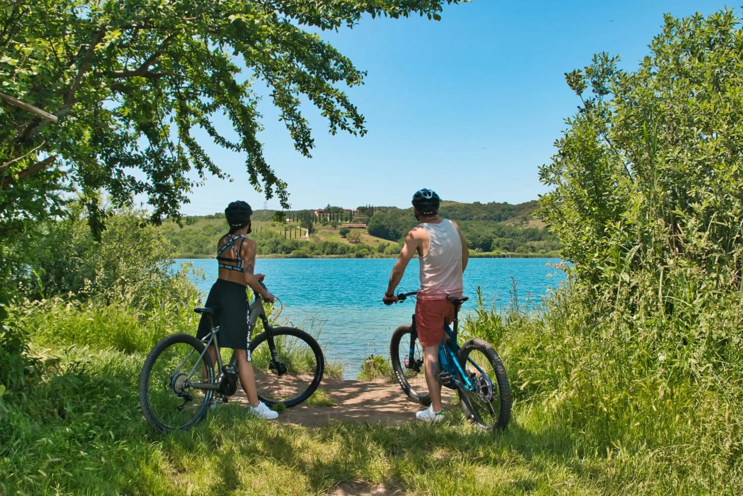 Spring, Biking in The Sense Experience Resort