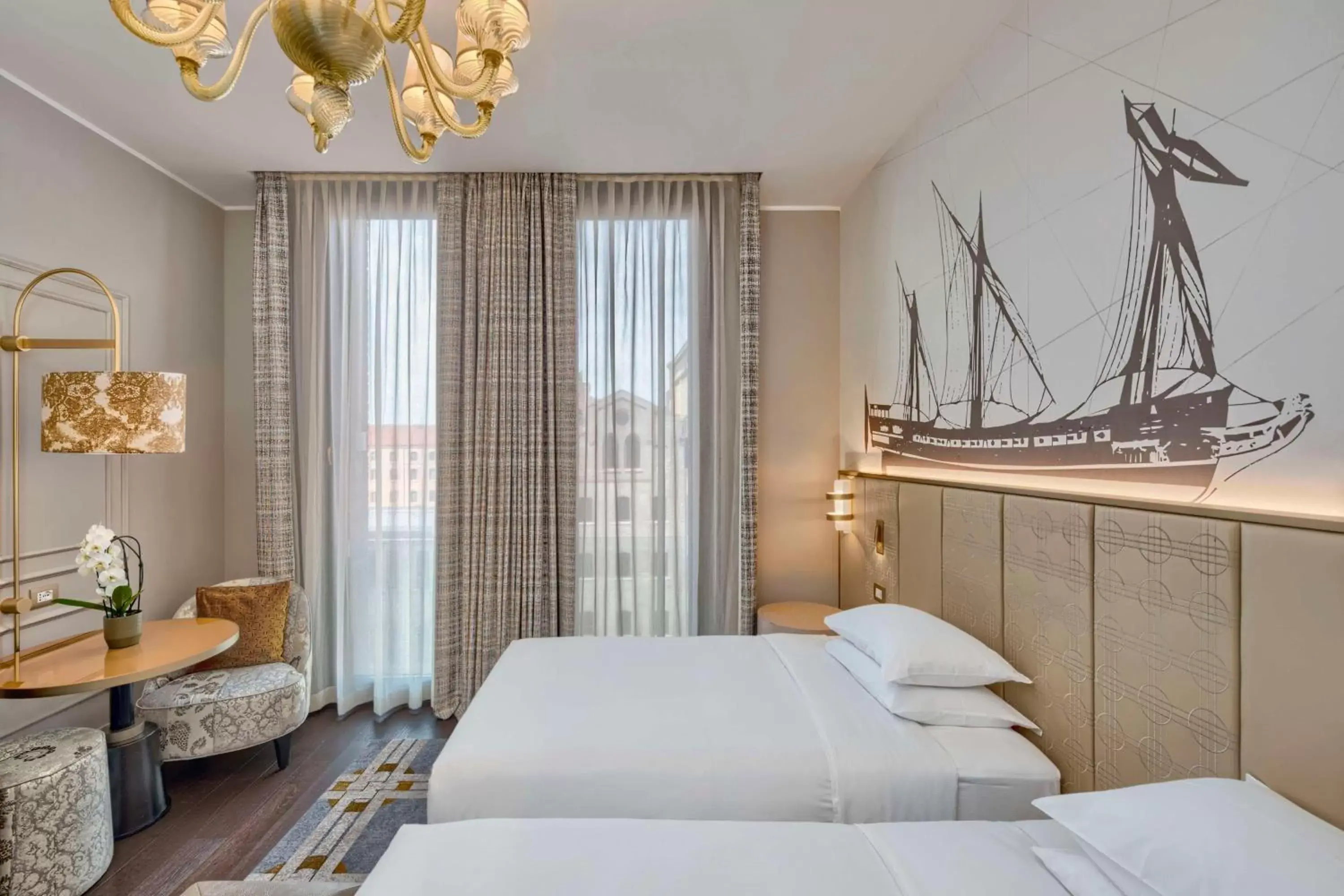 Bedroom in Hilton Molino Stucky Venice