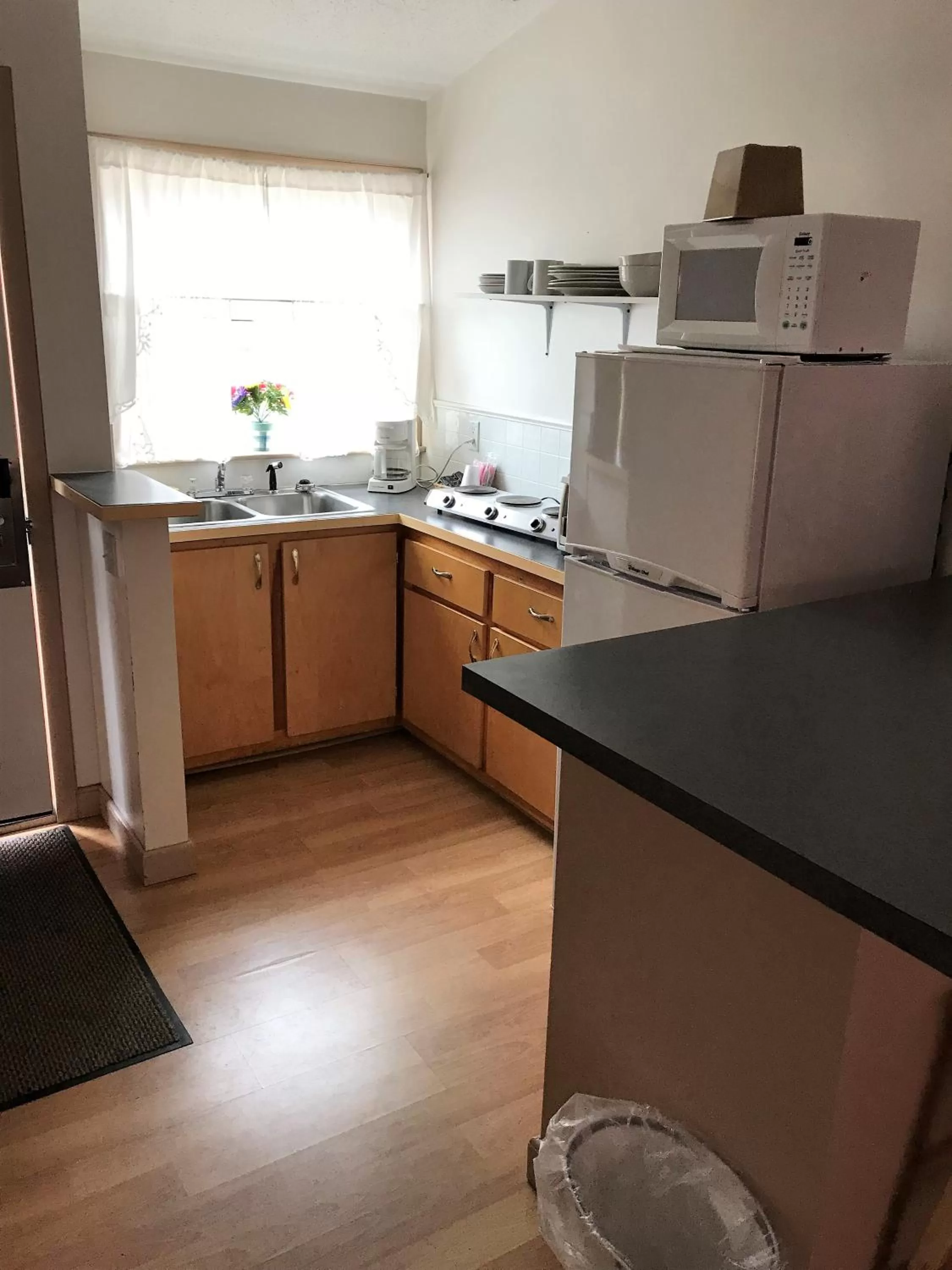 Kitchen or kitchenette in Saco River Motor Lodge & Suites