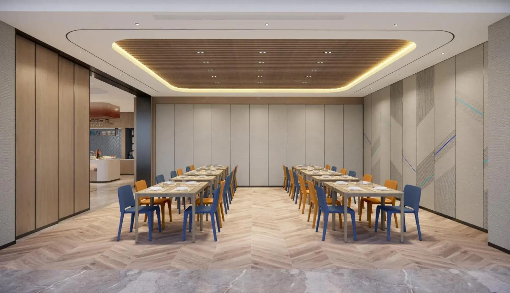 Meeting/conference room in Holiday Inn Express Jiangmen East Station, an IHG Hotel