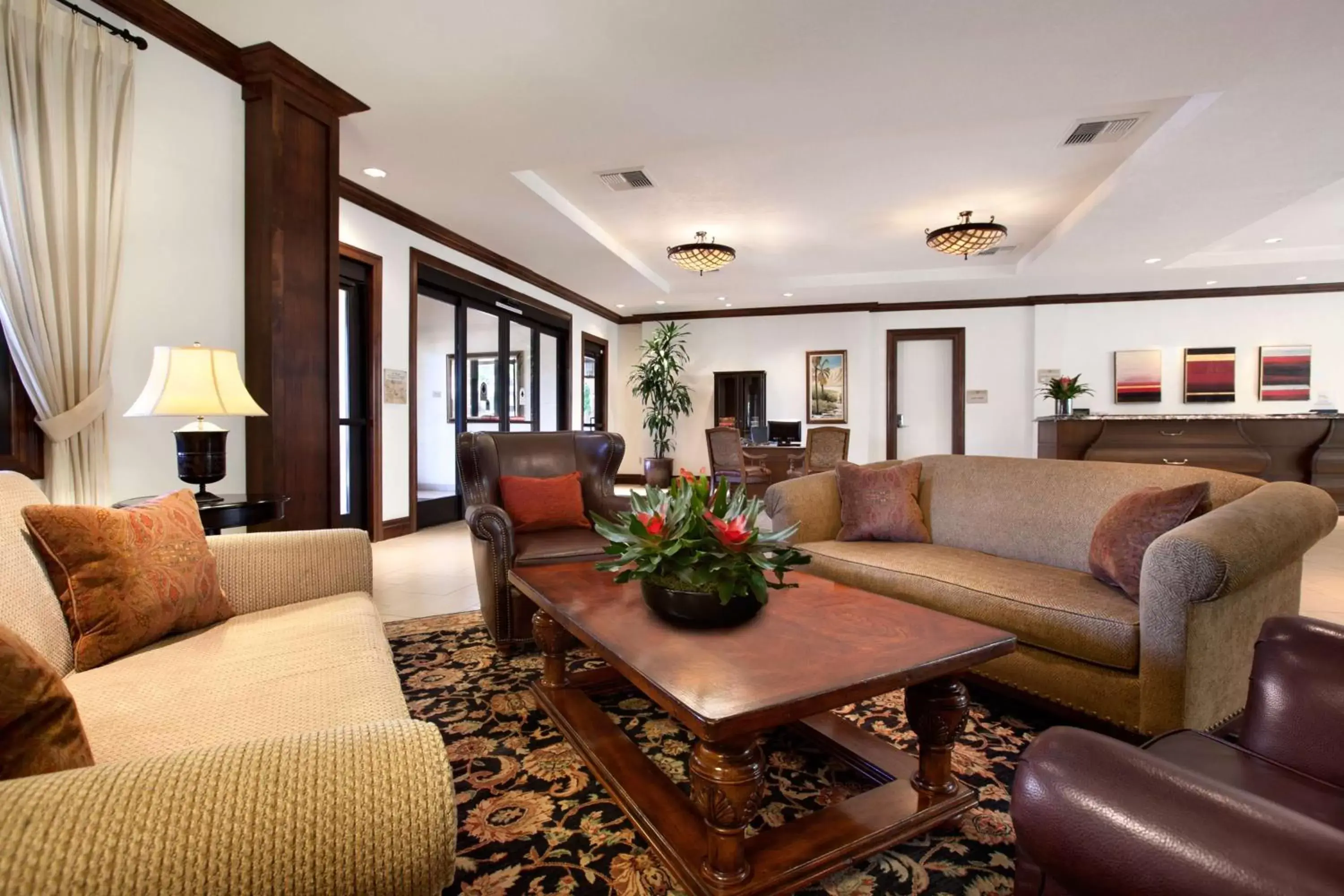 Lobby or reception, Seating Area in Embassy Suites La Quinta Hotel & Spa