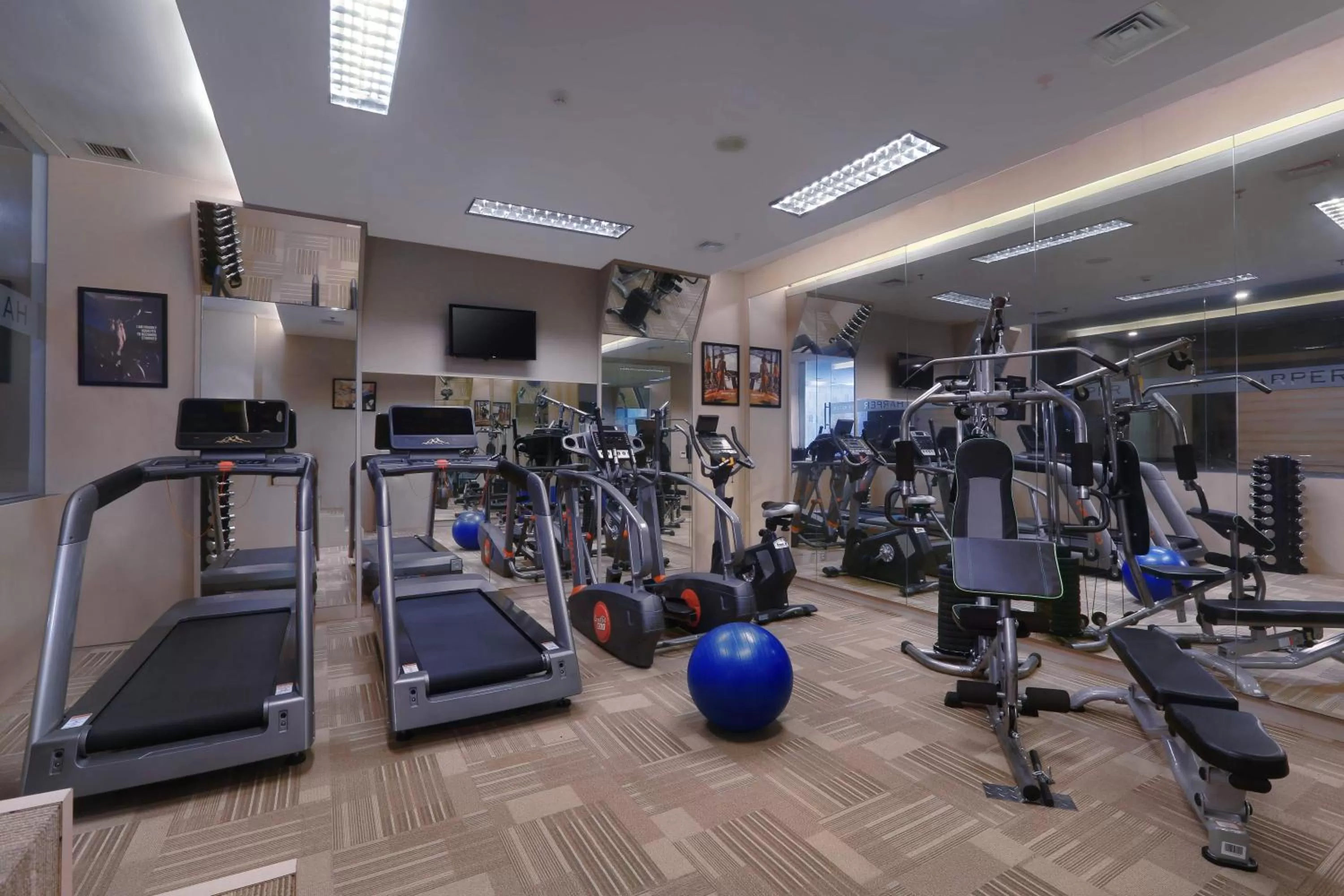 Fitness centre/facilities in Harper Cikarang by ASTON