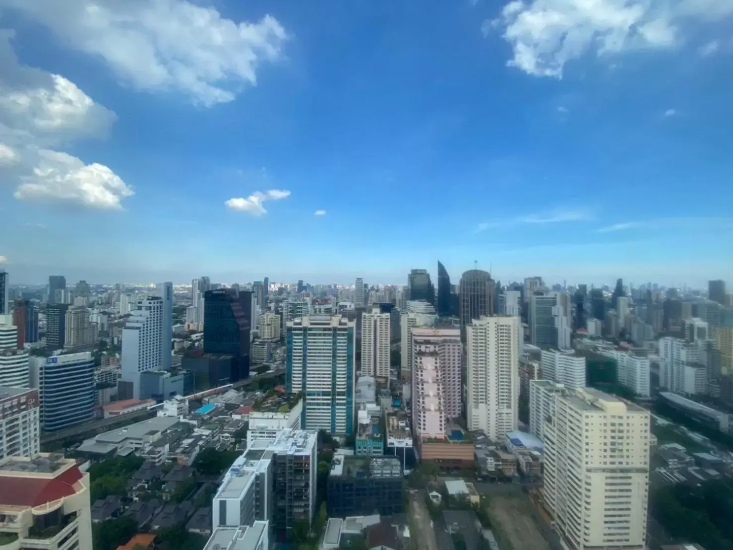 City view in Column Bangkok Hotel