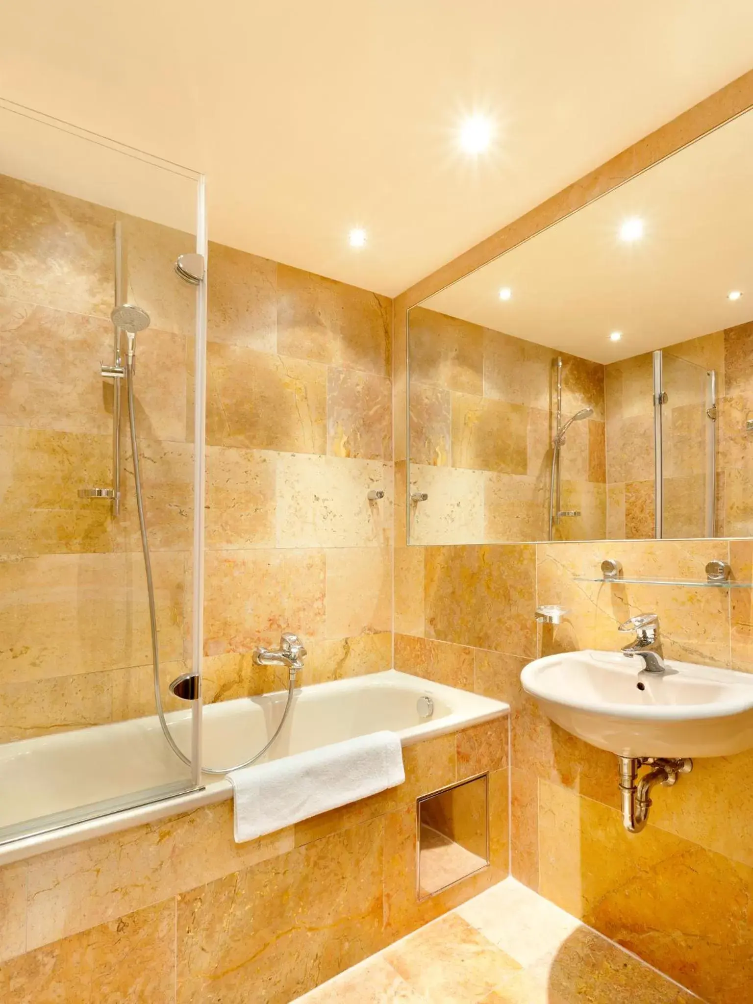 Bathroom in Hotel U Prince Prague by BHG