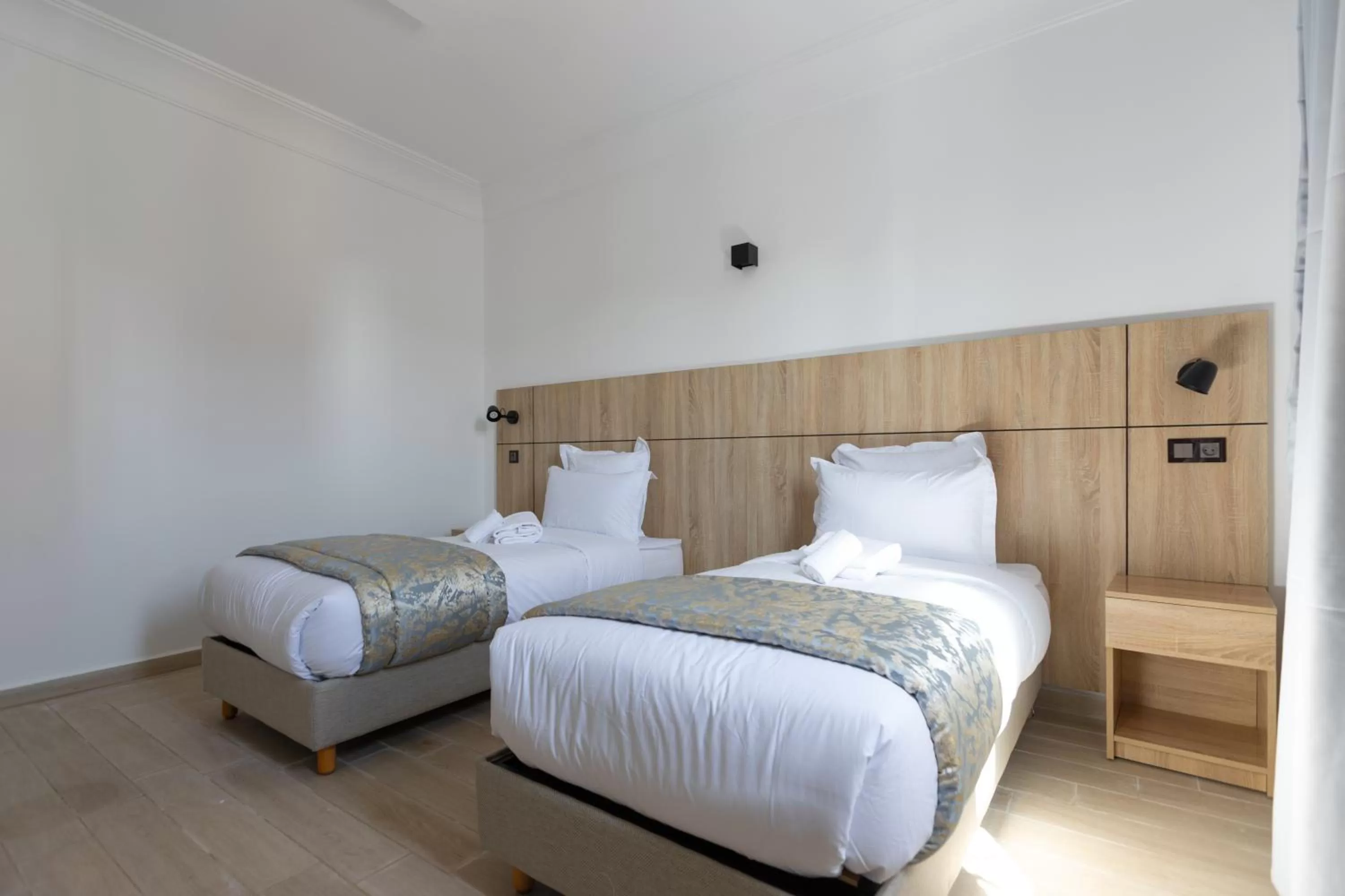 Bed in Karam City Hotel