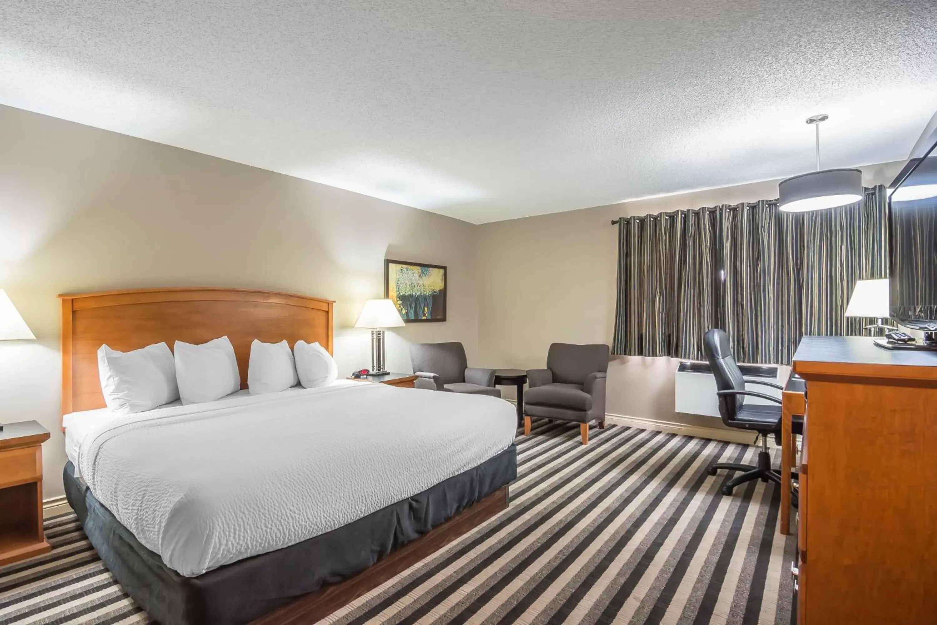 Executive King Room - Non-Smoking - Shower only in Quality Inn West Edmonton