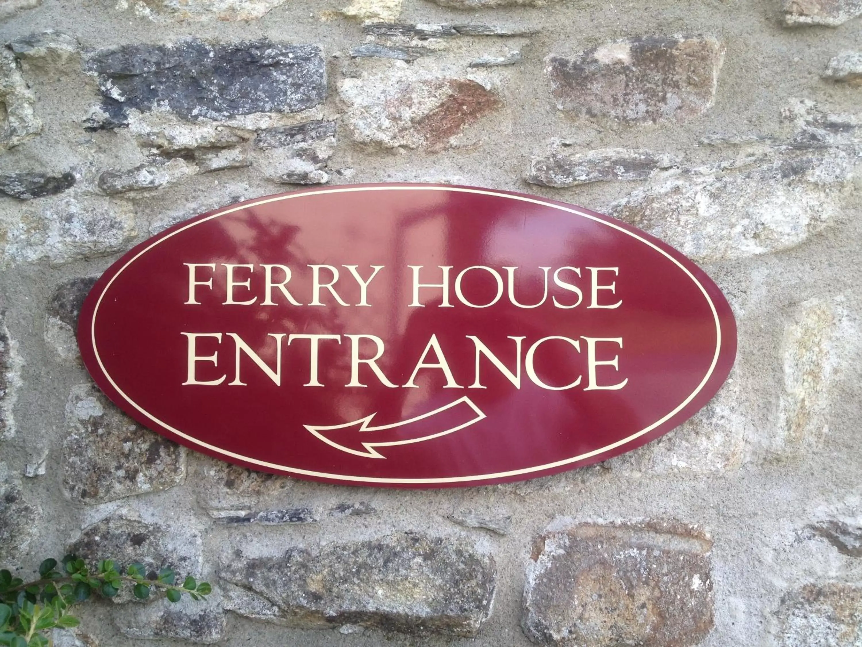Property Logo/Sign in Ferry House Holidays