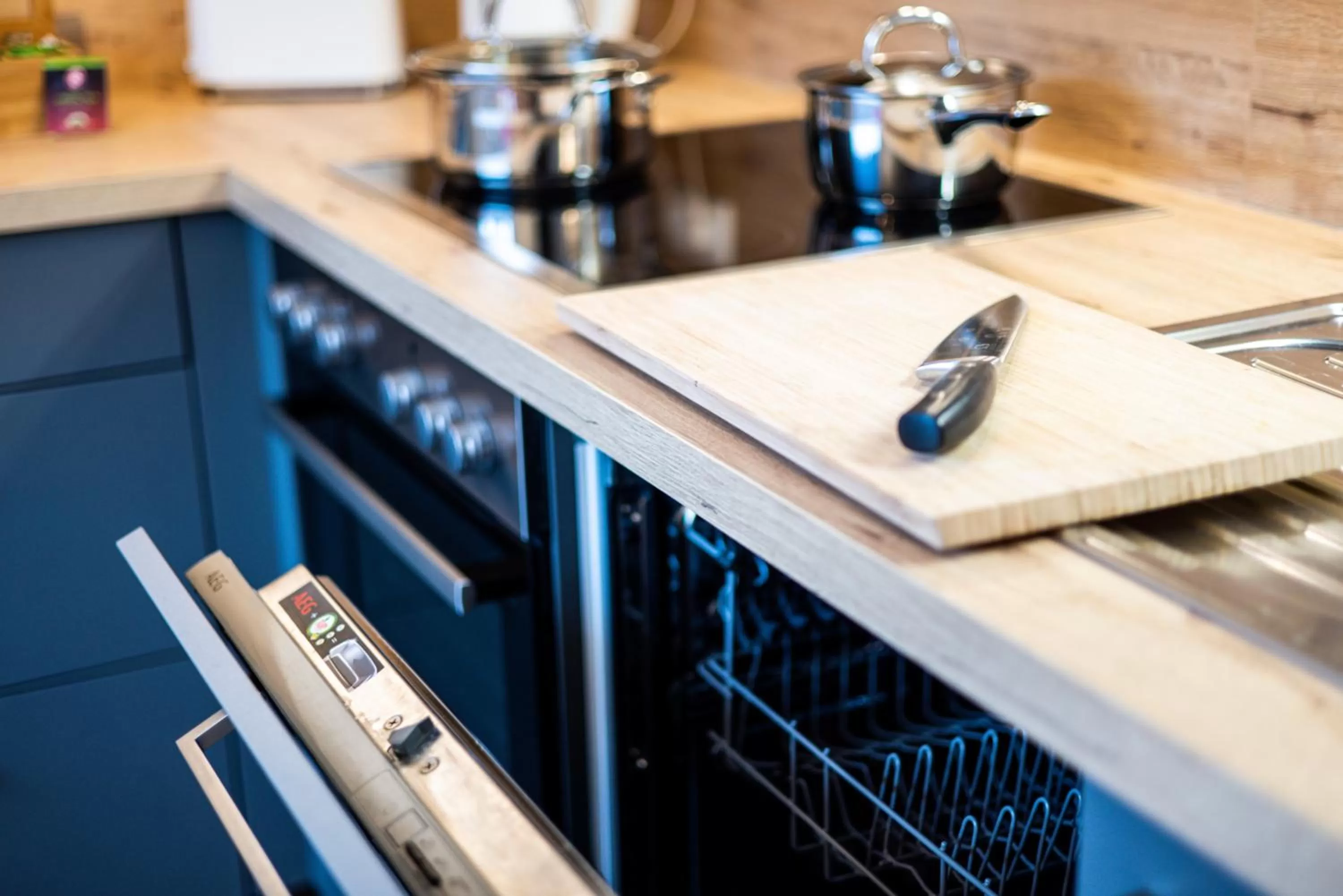 Kitchen or kitchenette in Arbio I Cozy Apartments Augsburg-Lechhausen