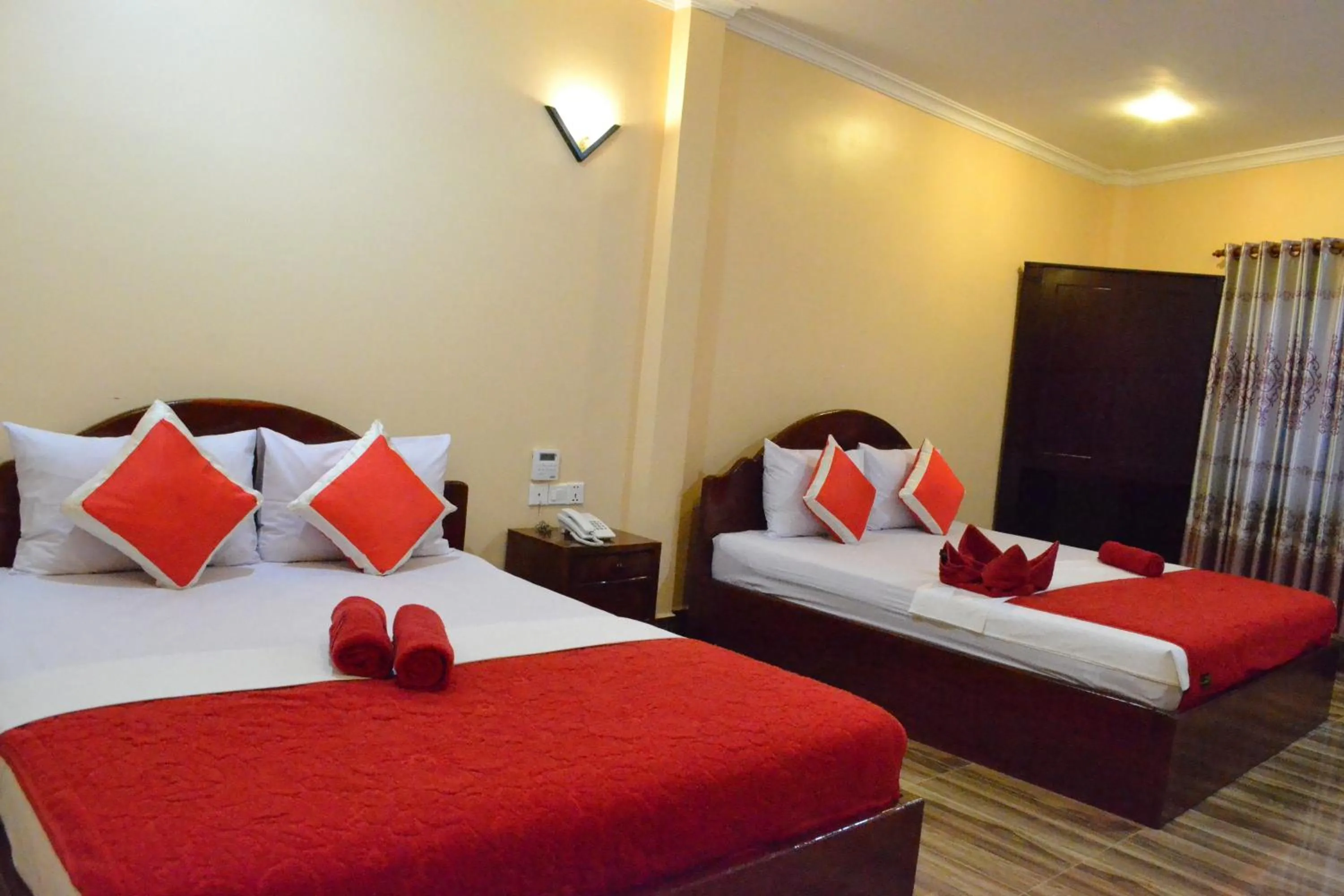 Bedroom, Bed in Capital Battambang Hotel