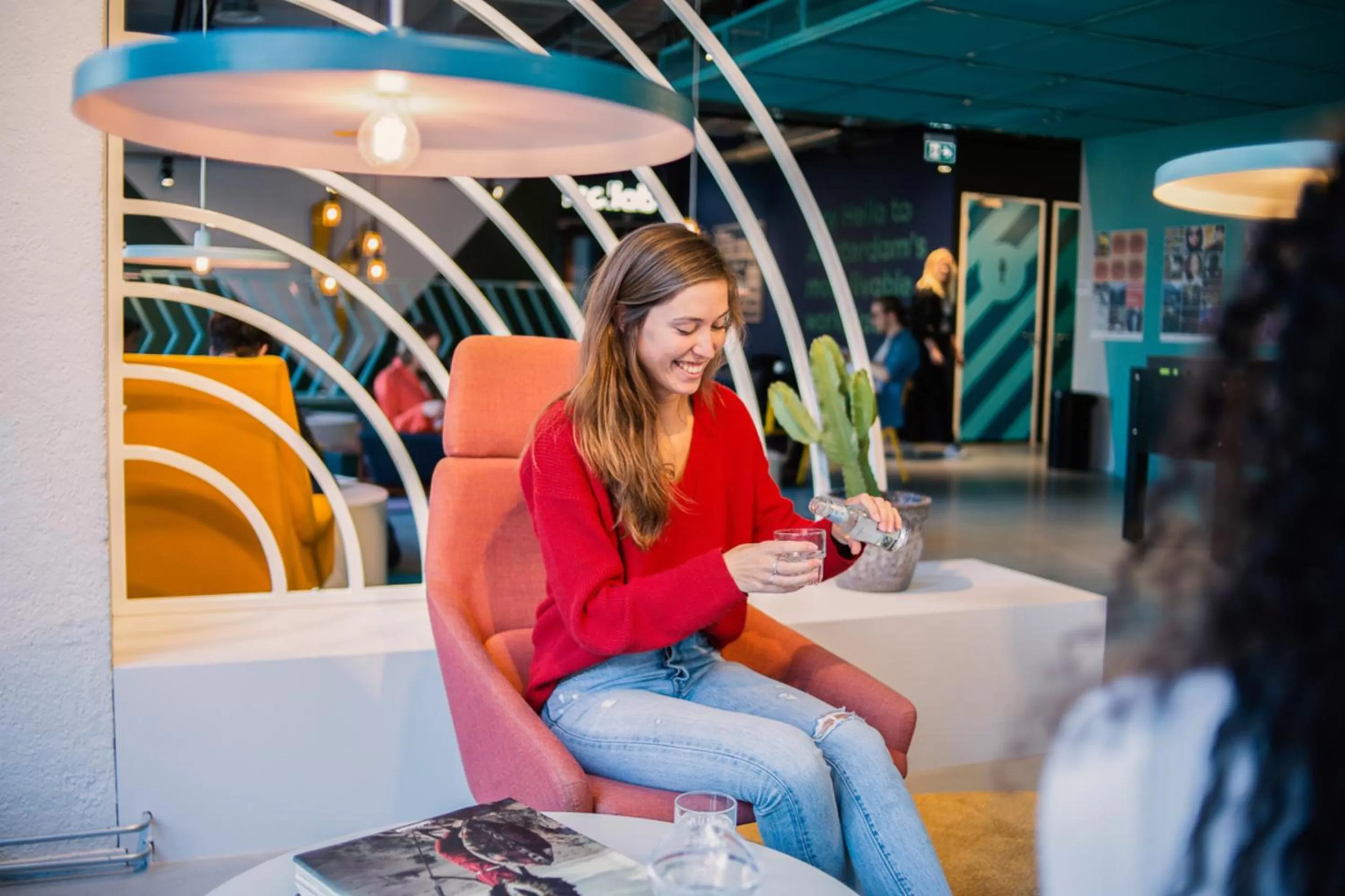 Lobby or reception in The Social Hub Amsterdam West