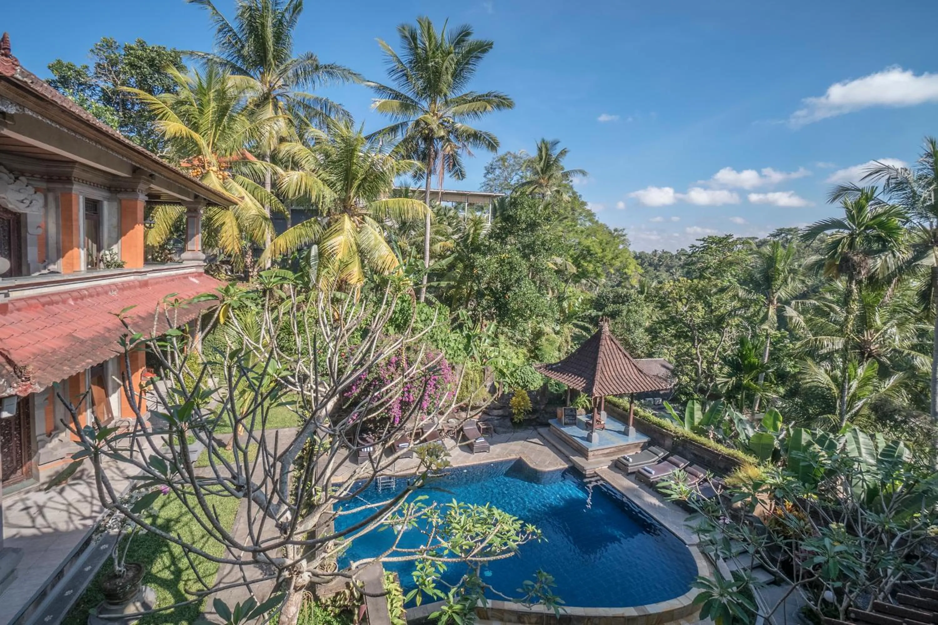 Pool view in Nick's Hidden Cottages by Mahaputra-CHSE Certified