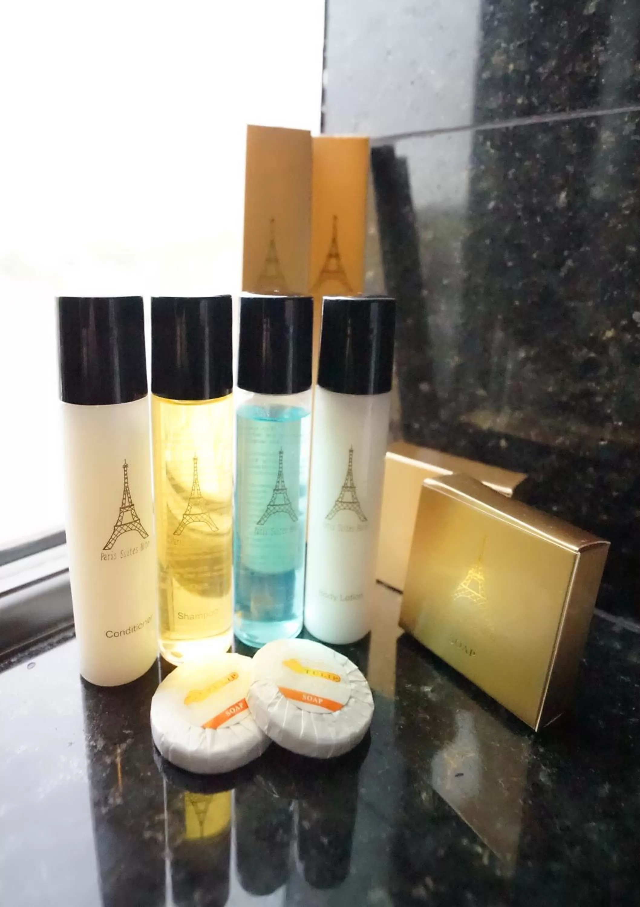 Bathroom in Paris Suites Hotel