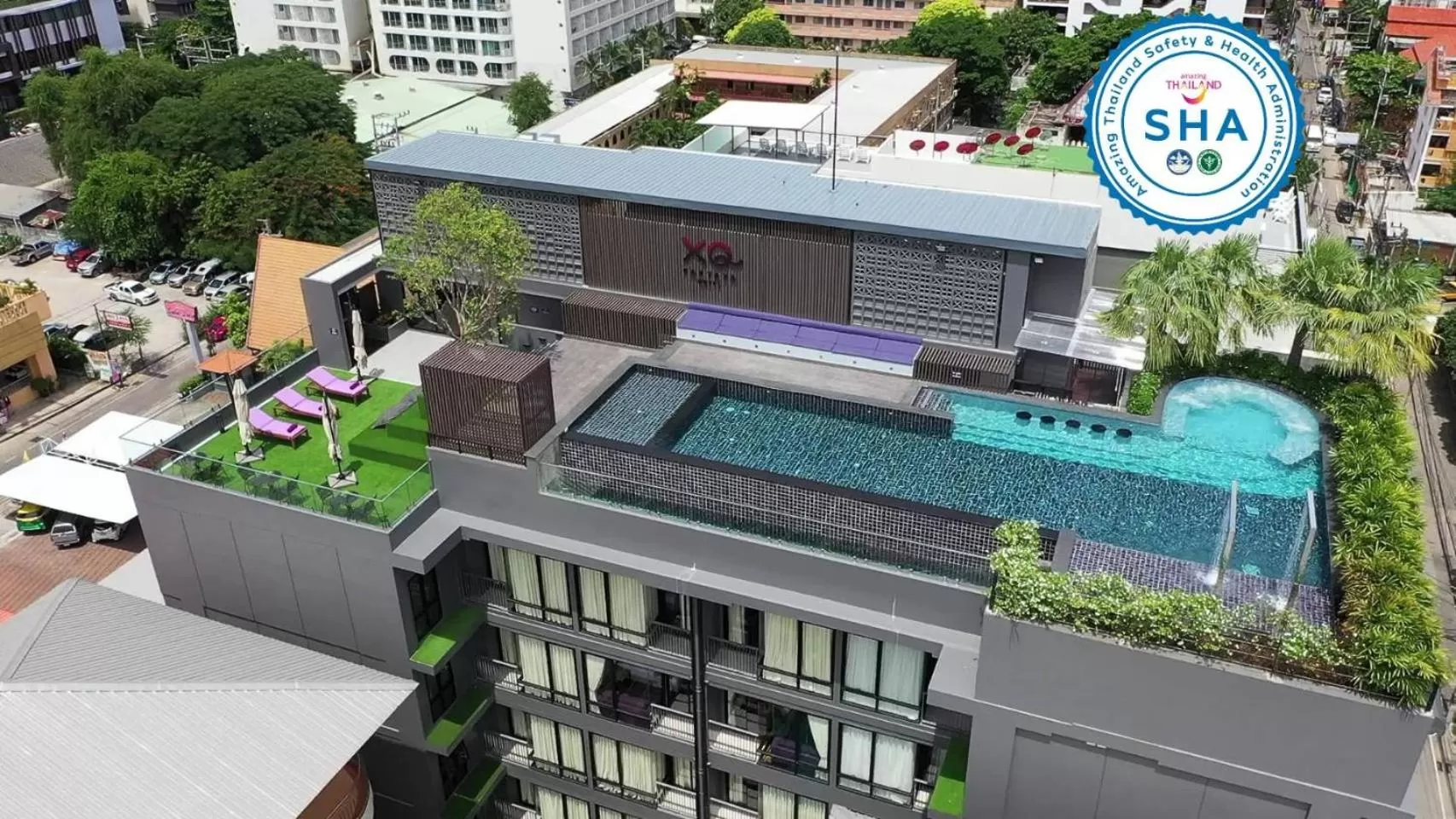Property building in XQ Pattaya Hotel
