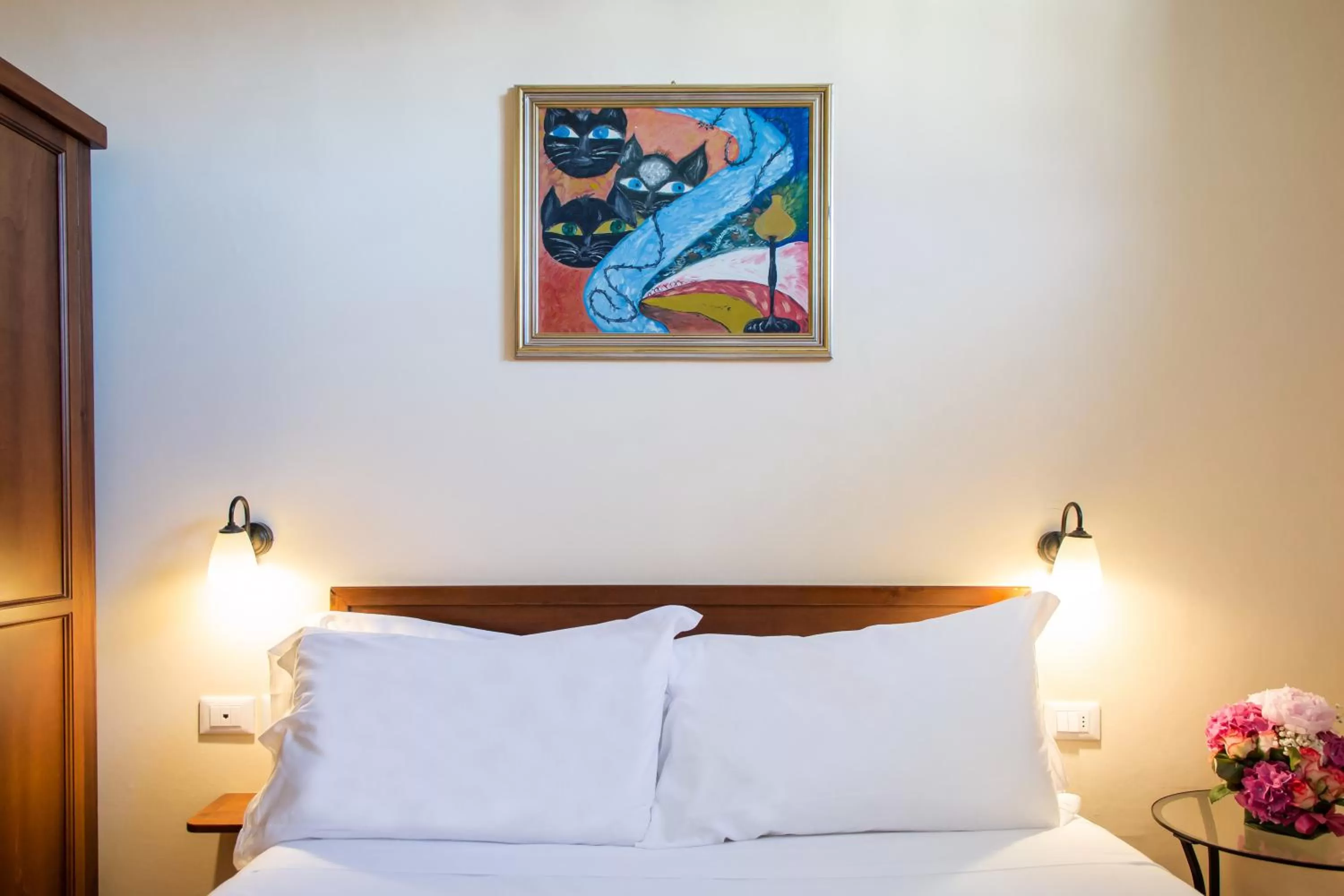 Bedroom, Bed in Hotel della Vittoria