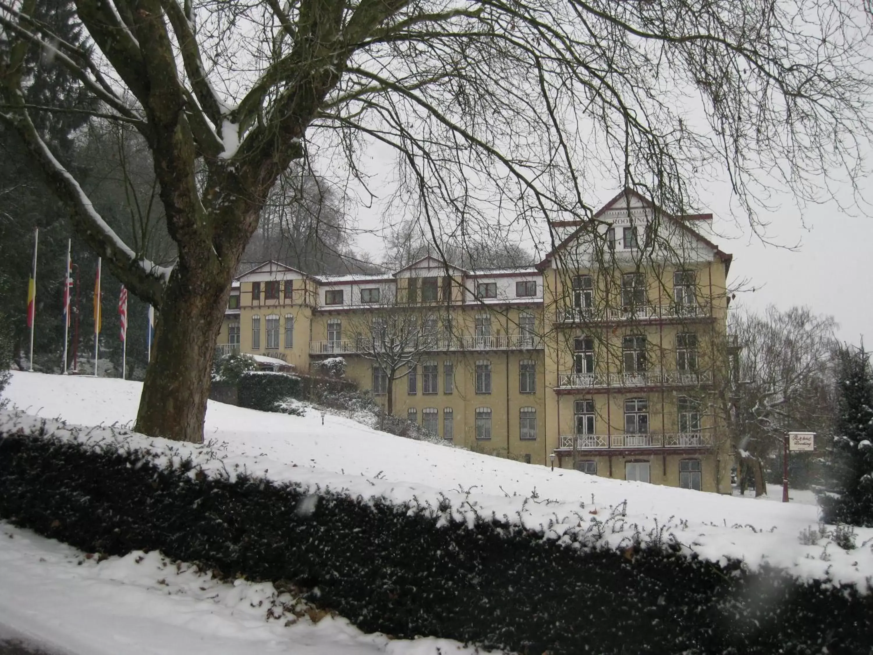 Property building, Winter in Parkhotel Valkenburg