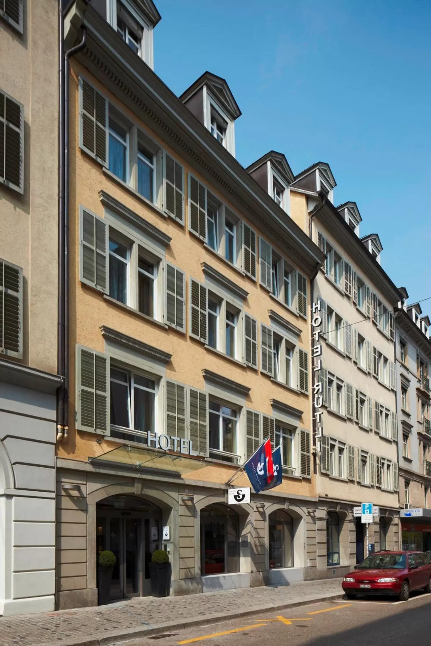 Facade/entrance, Property Building in Sorell Hotel Rütli