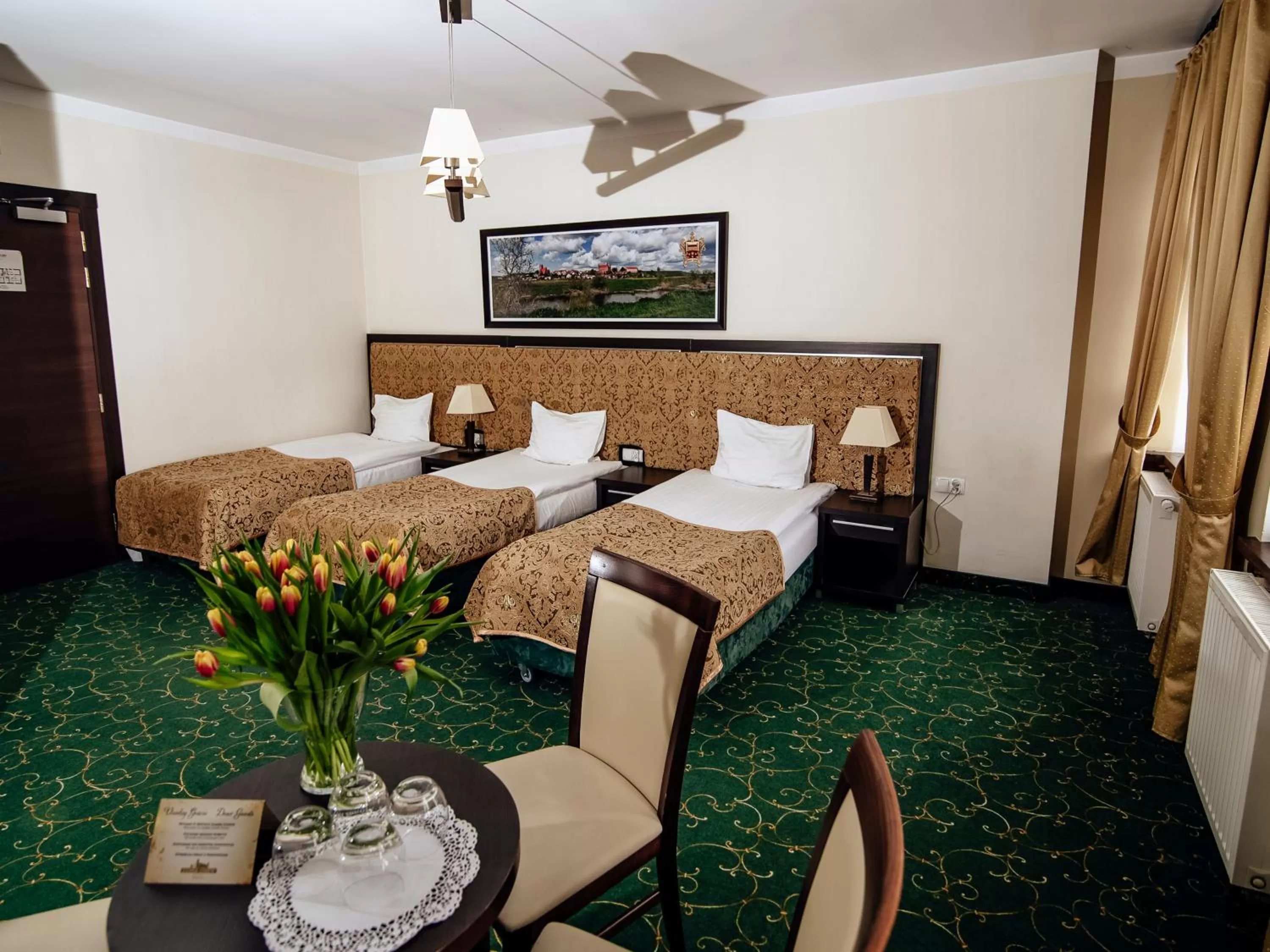 Bed in Hotel Zamek Gniew