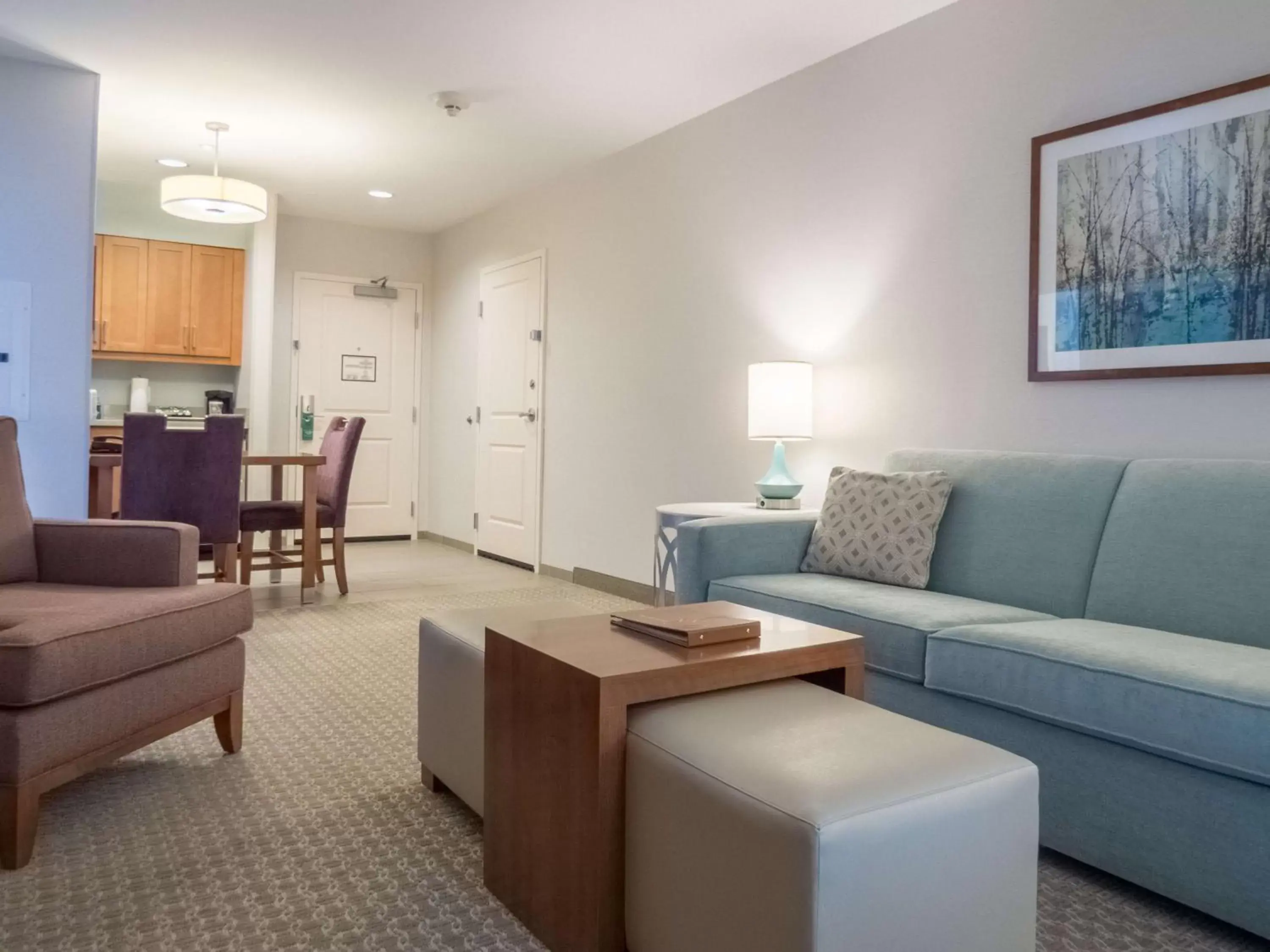 Living room, Seating Area in Homewood Suites by Hilton Gateway Hills Nashua