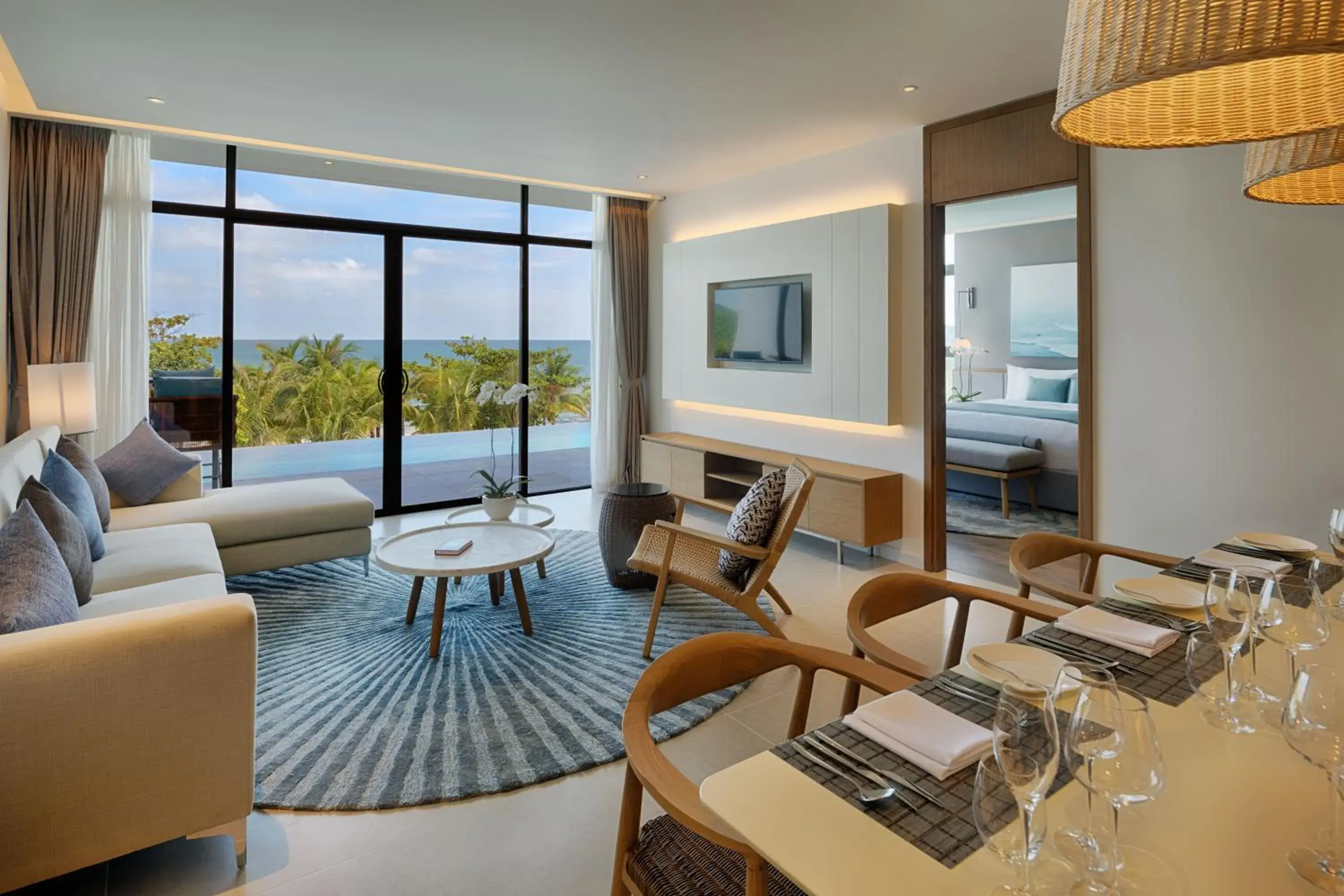 Living room, Seating Area in Premier Residences Phu Quoc Emerald Bay Managed by Accor