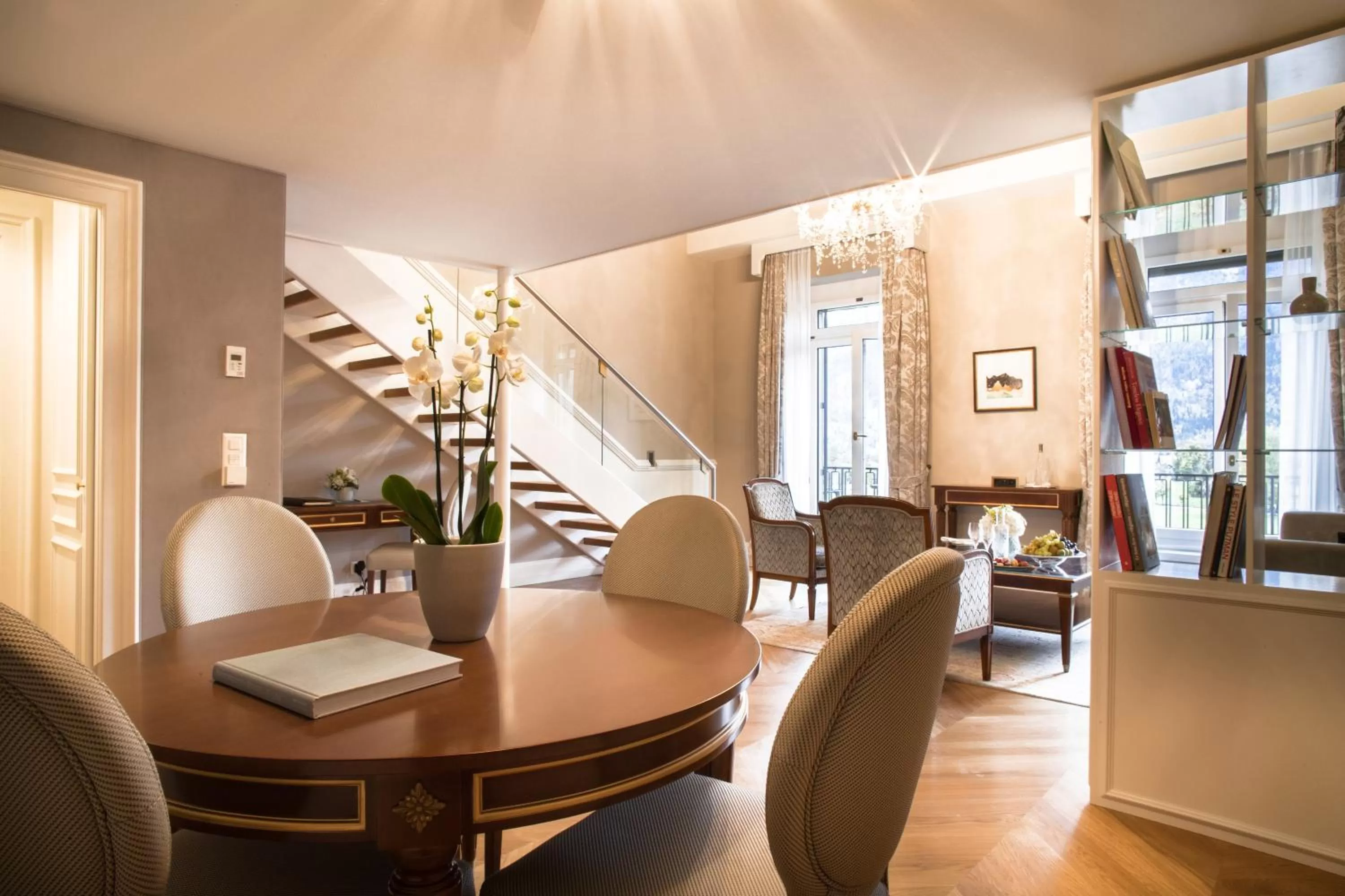 Living room in Victoria Jungfrau Grand Hotel & Spa