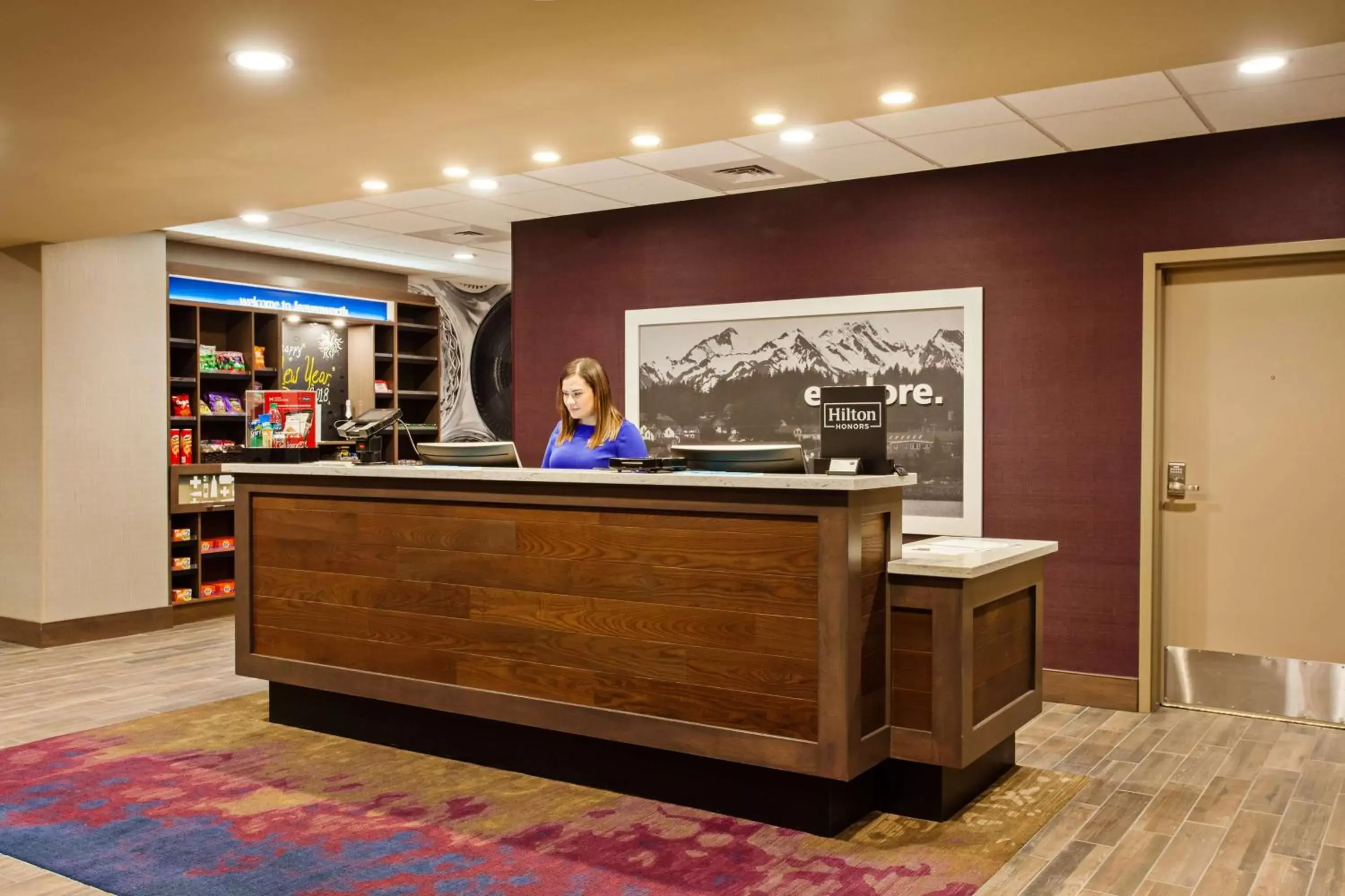 Lobby or reception in Hampton Inn & Suites Leavenworth Lobby or reception in Hampton Inn & Suites Leavenworth