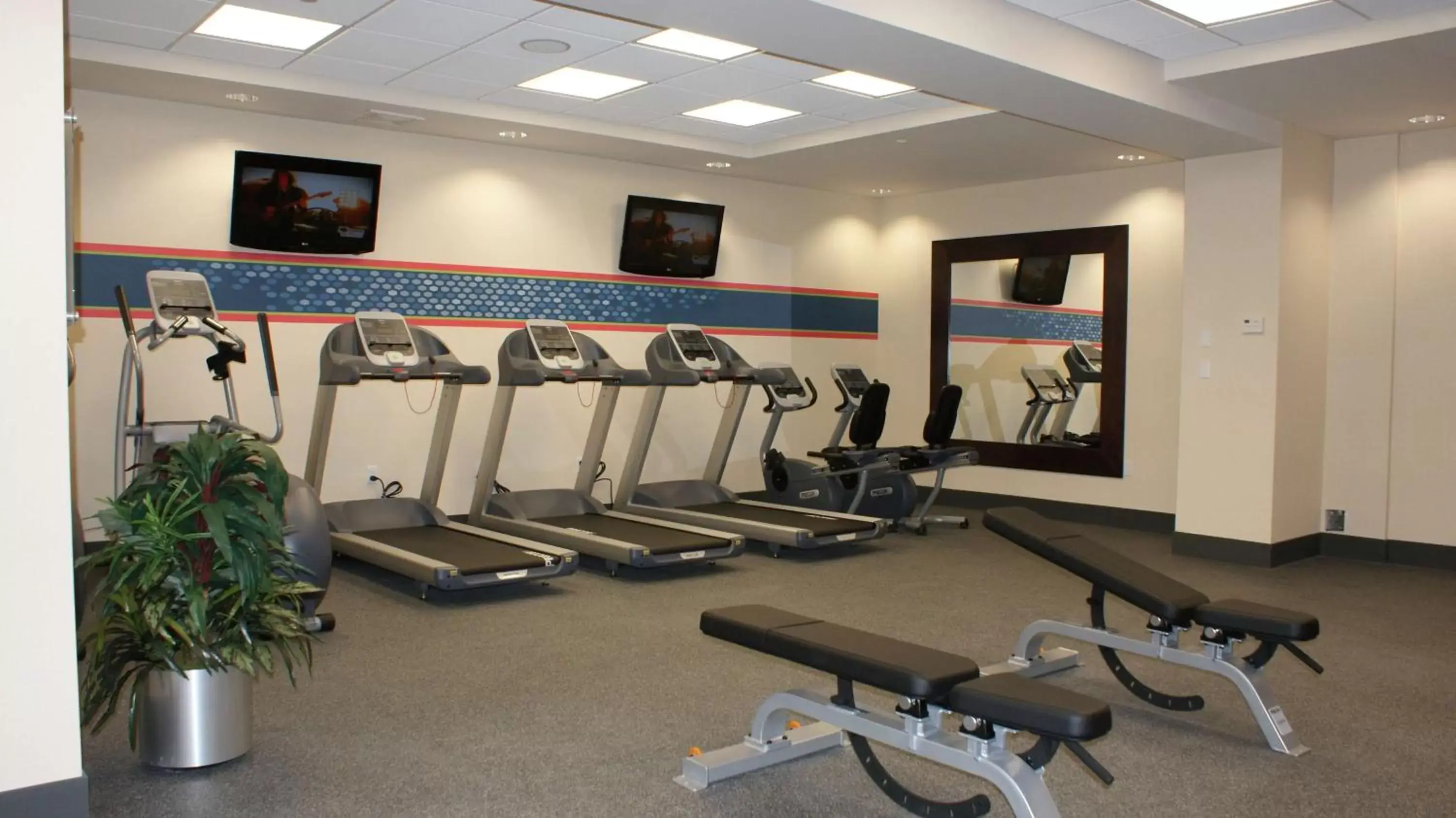 Fitness centre/facilities, Fitness Center/Facilities in Hampton Inn by Hilton Fort Saskatchewan