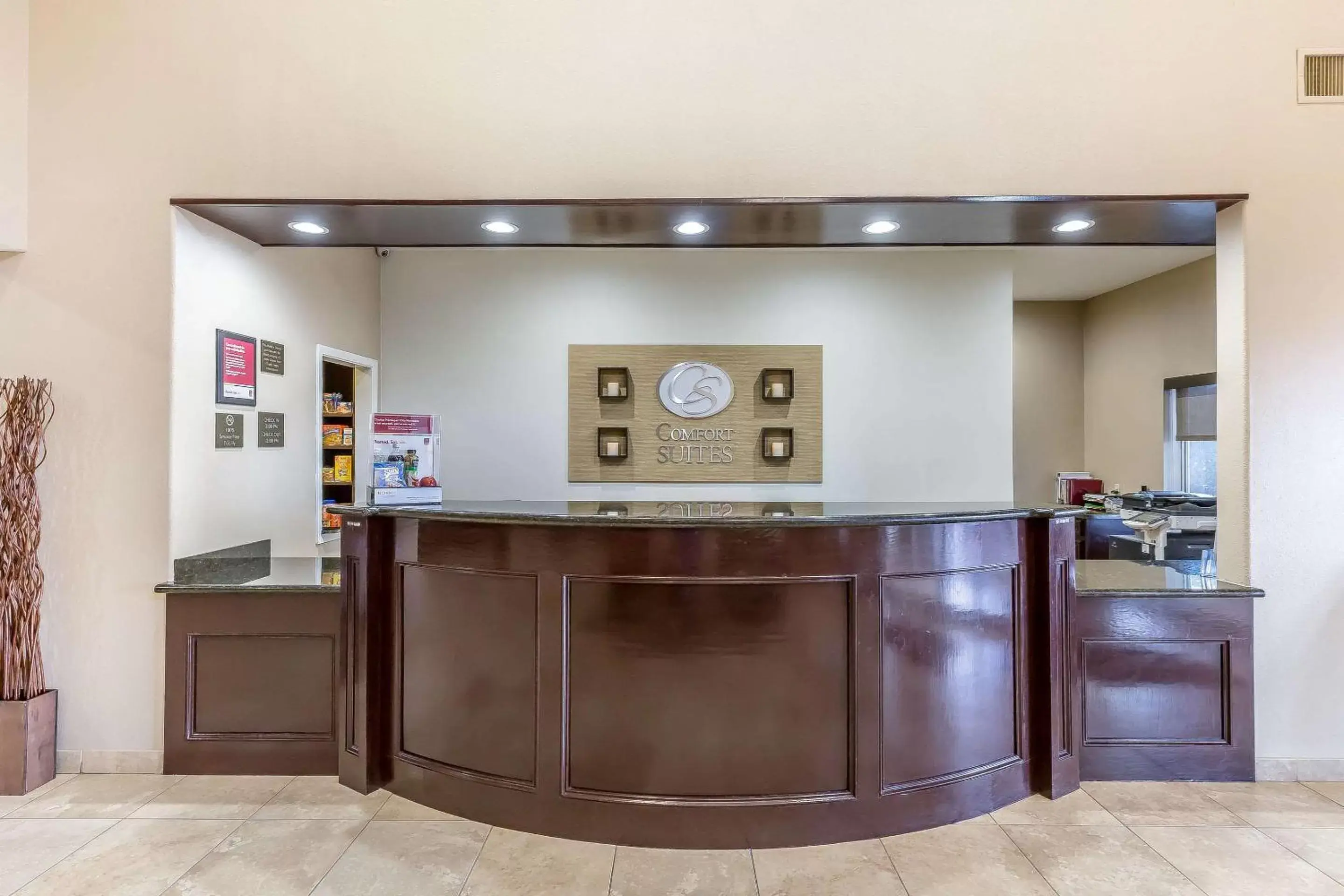 Lobby or reception, Lobby/Reception in Comfort Suites Houston IAH Airport - Beltway 8