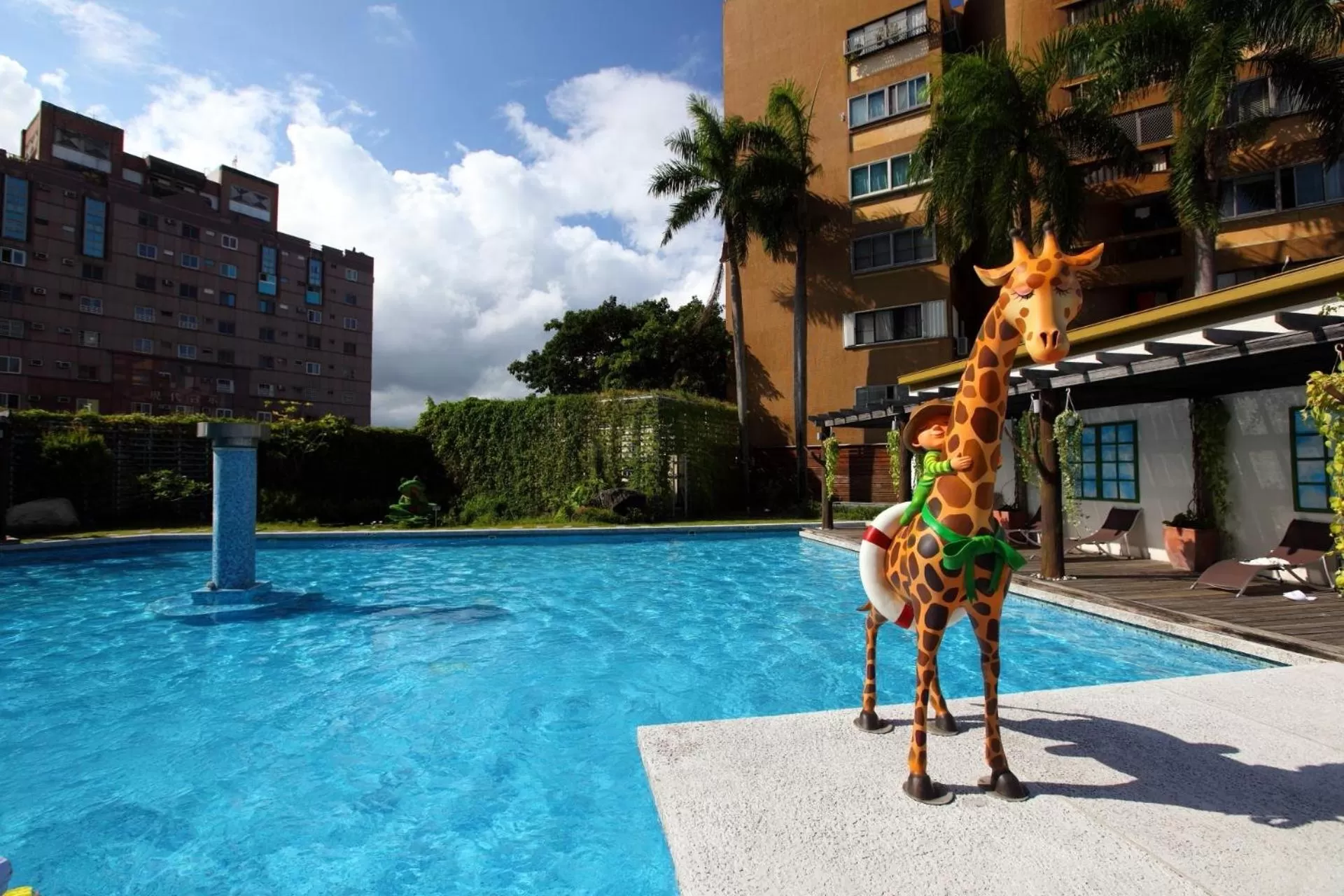 Aqua park in Chateau de Chine Hotel Hualien