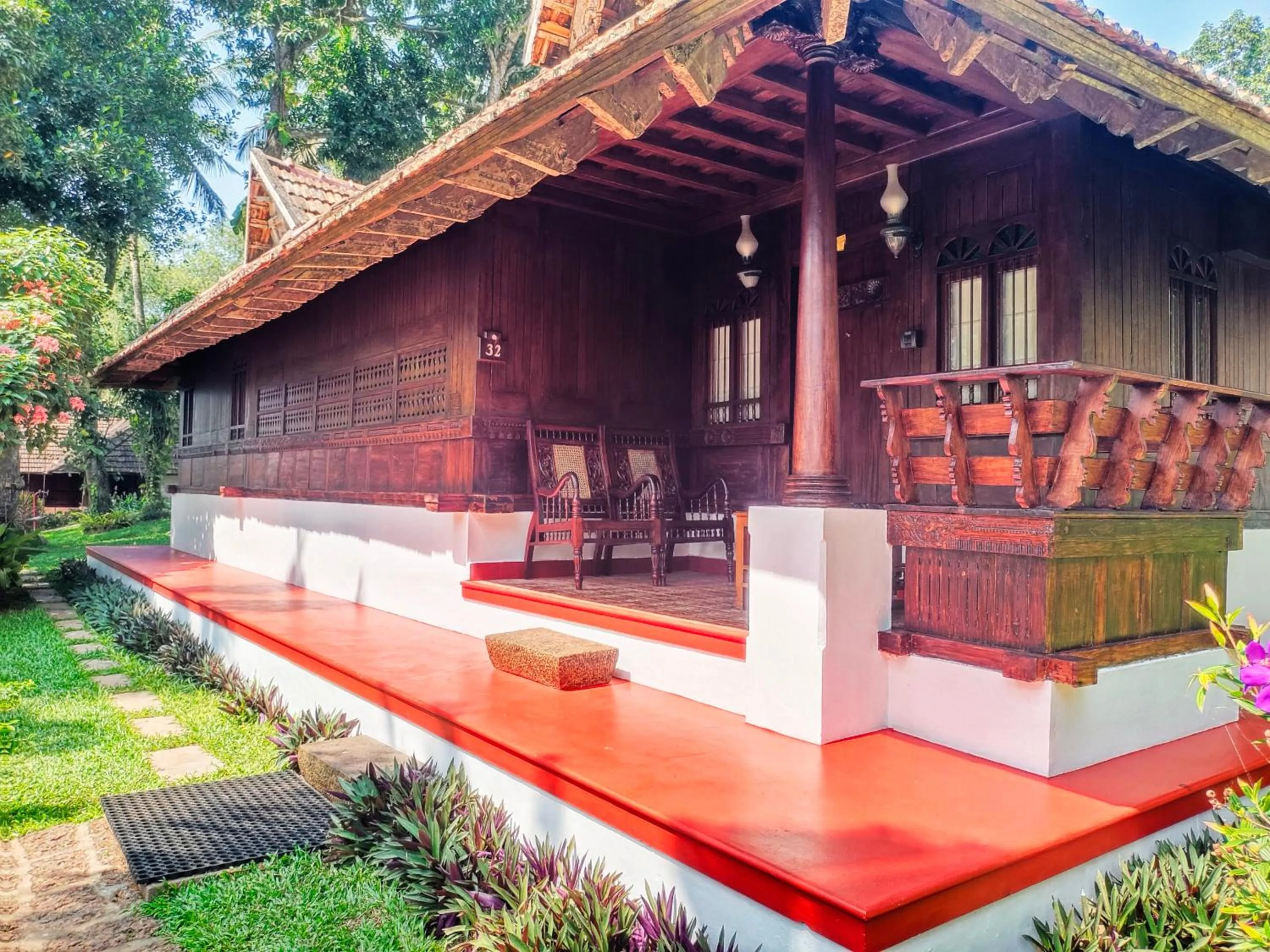 Property building in The Travancore Heritage Beach Resort
