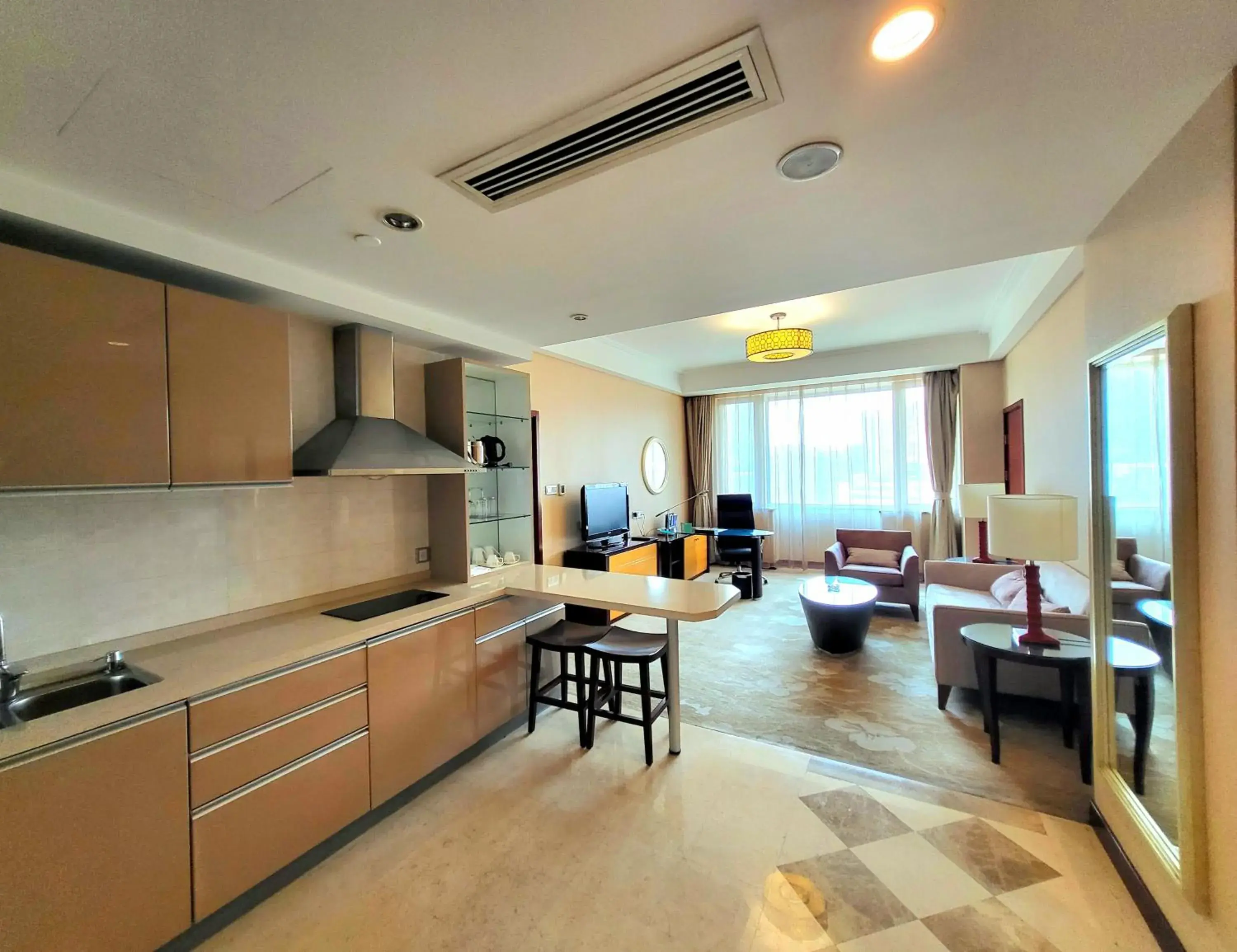Kitchen or kitchenette, Kitchen/Kitchenette in Tianjin Saixiang Hotel