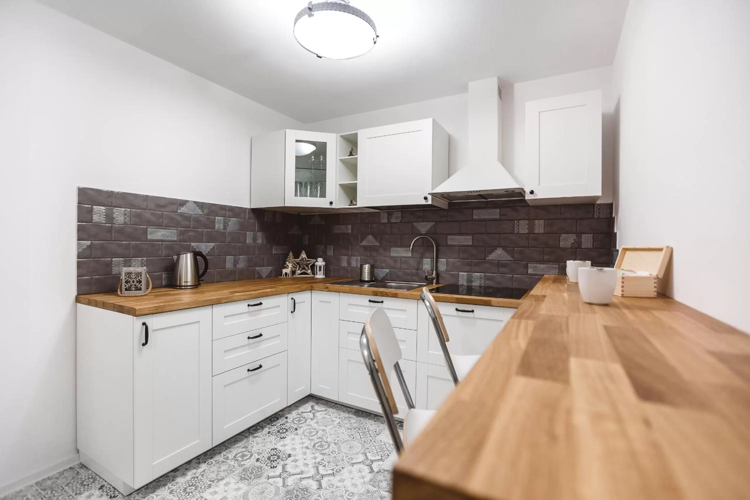 Communal kitchen in Górskie Wspomnienie