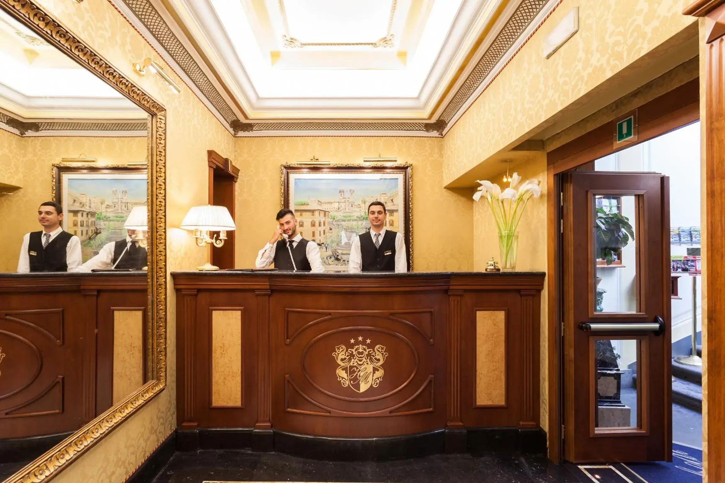 Staff in Hotel Manfredi Suite In Rome