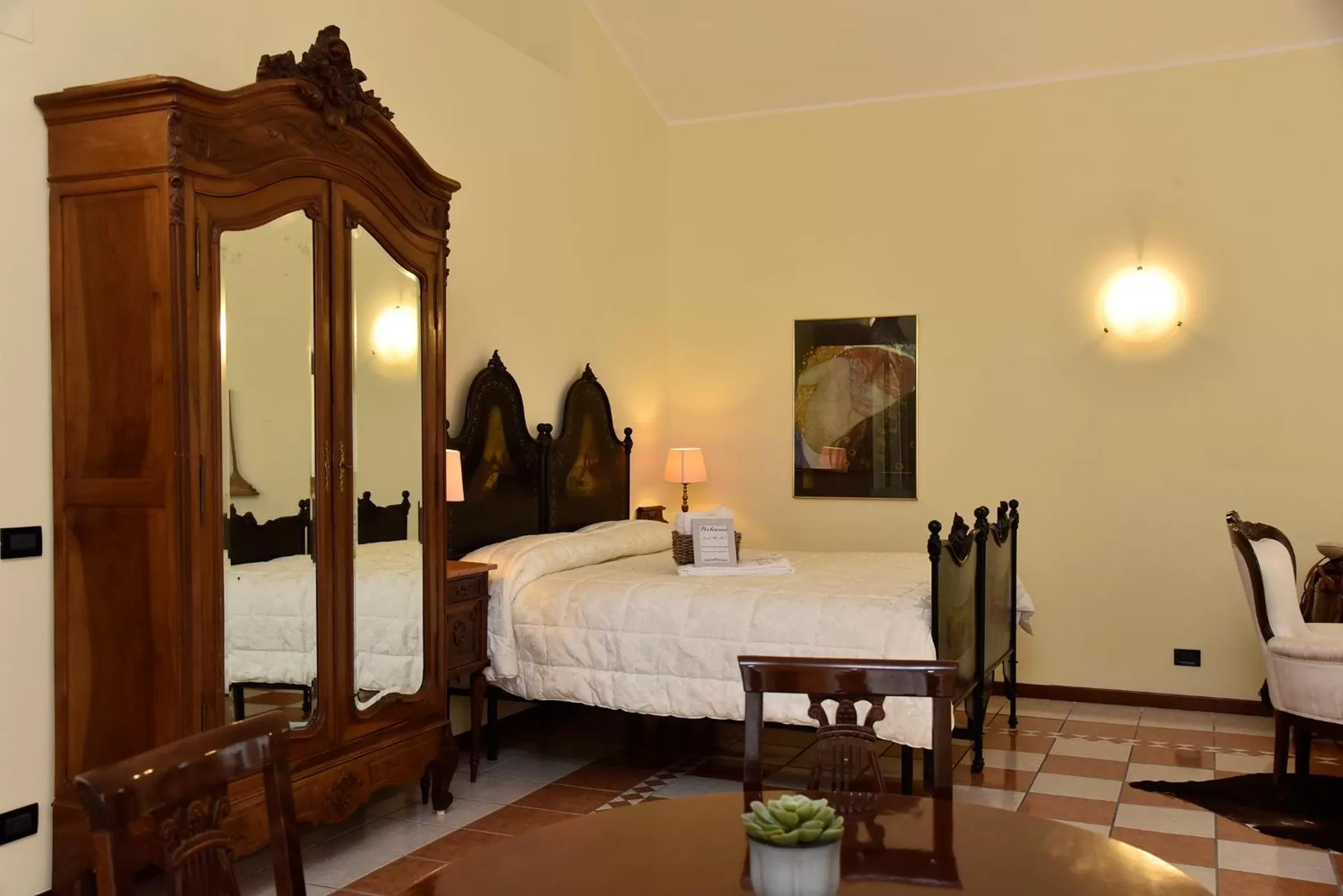 Photo of the whole room, Bed in Agriresort Villa Bentivoglio
