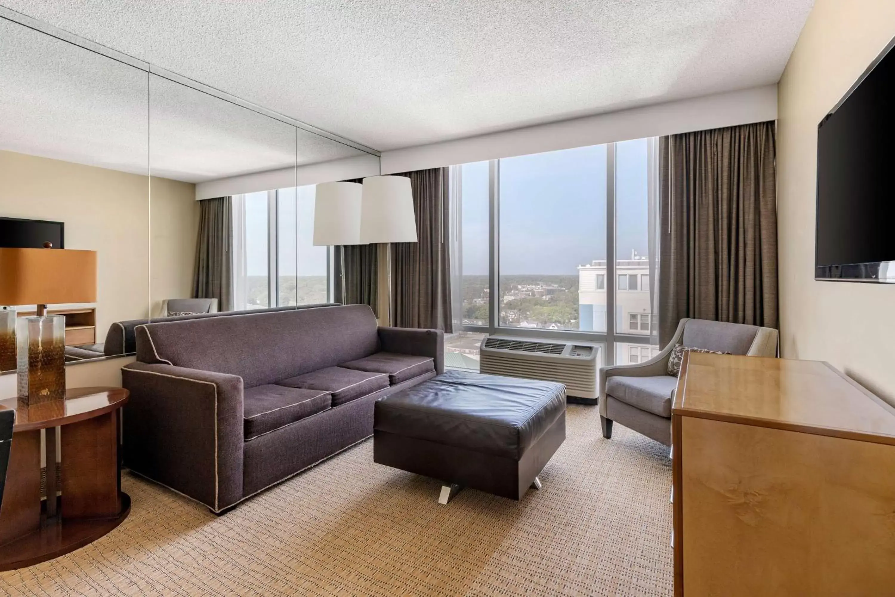 One-Bedroom Queen Room with  Sofabed and City View in Hilton Vacation Club Oceanaire Virginia Beach