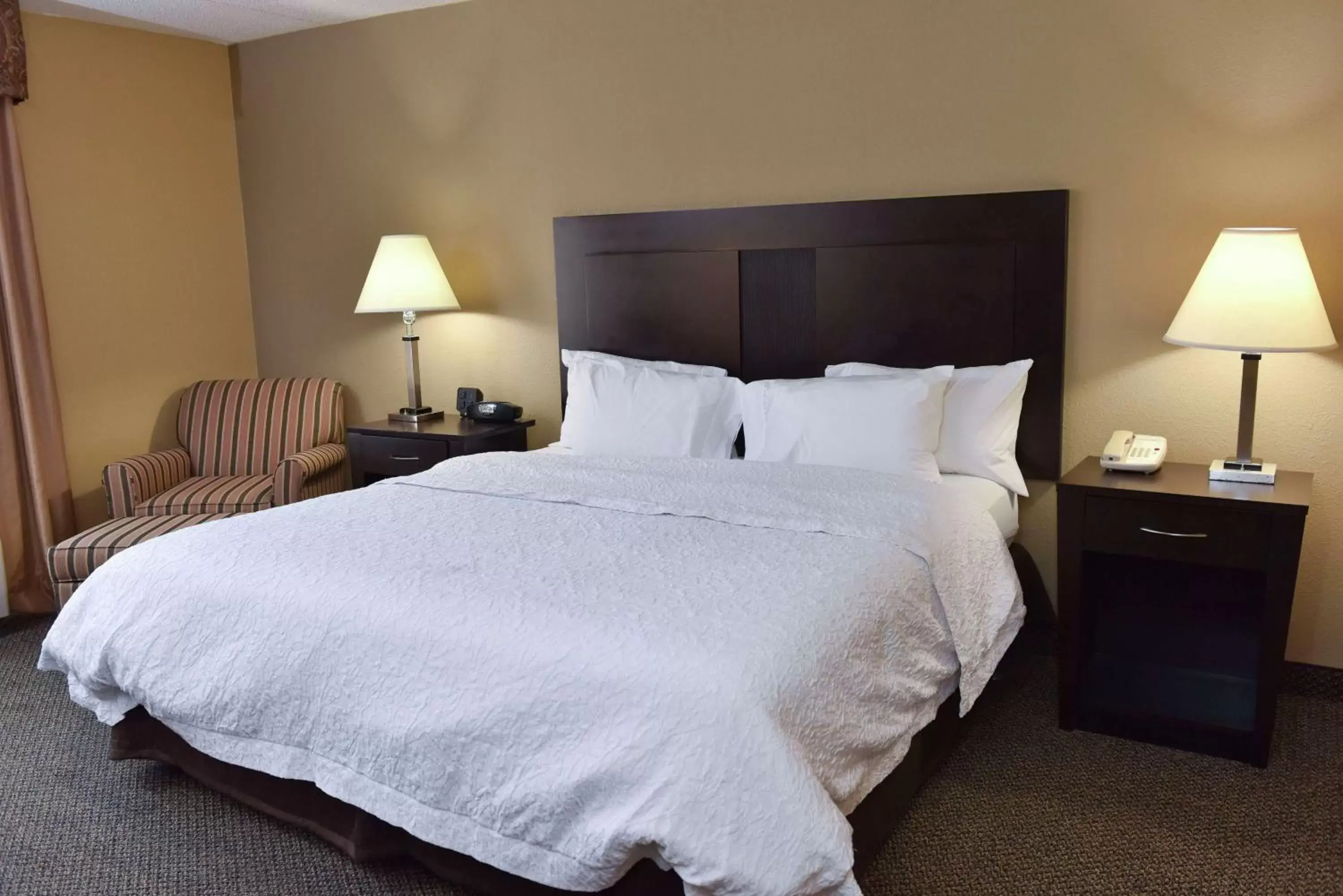 Living room, Bed in Hampton Inn & Suites Alexandria