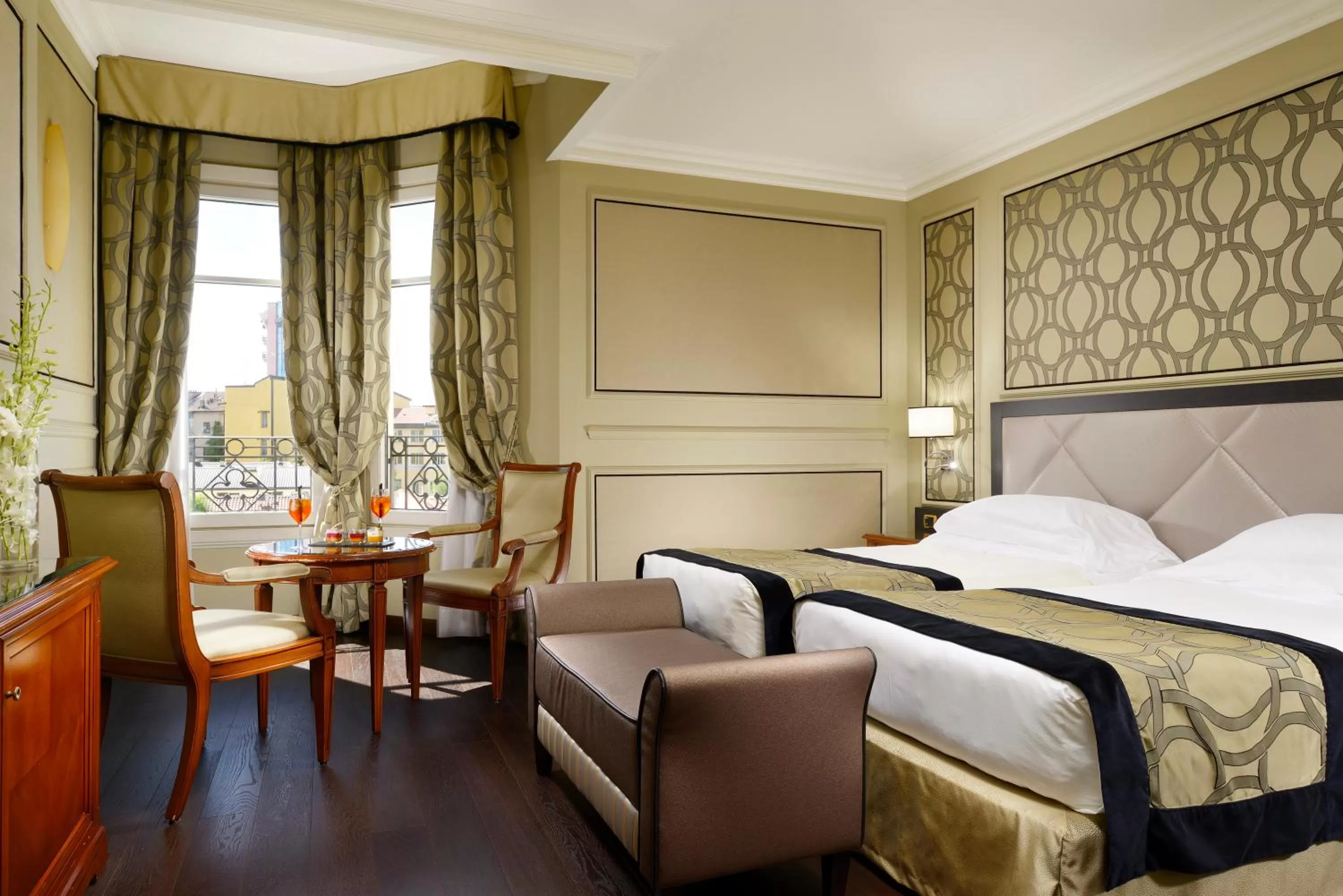 Bedroom, Bed in Grand Visconti Palace