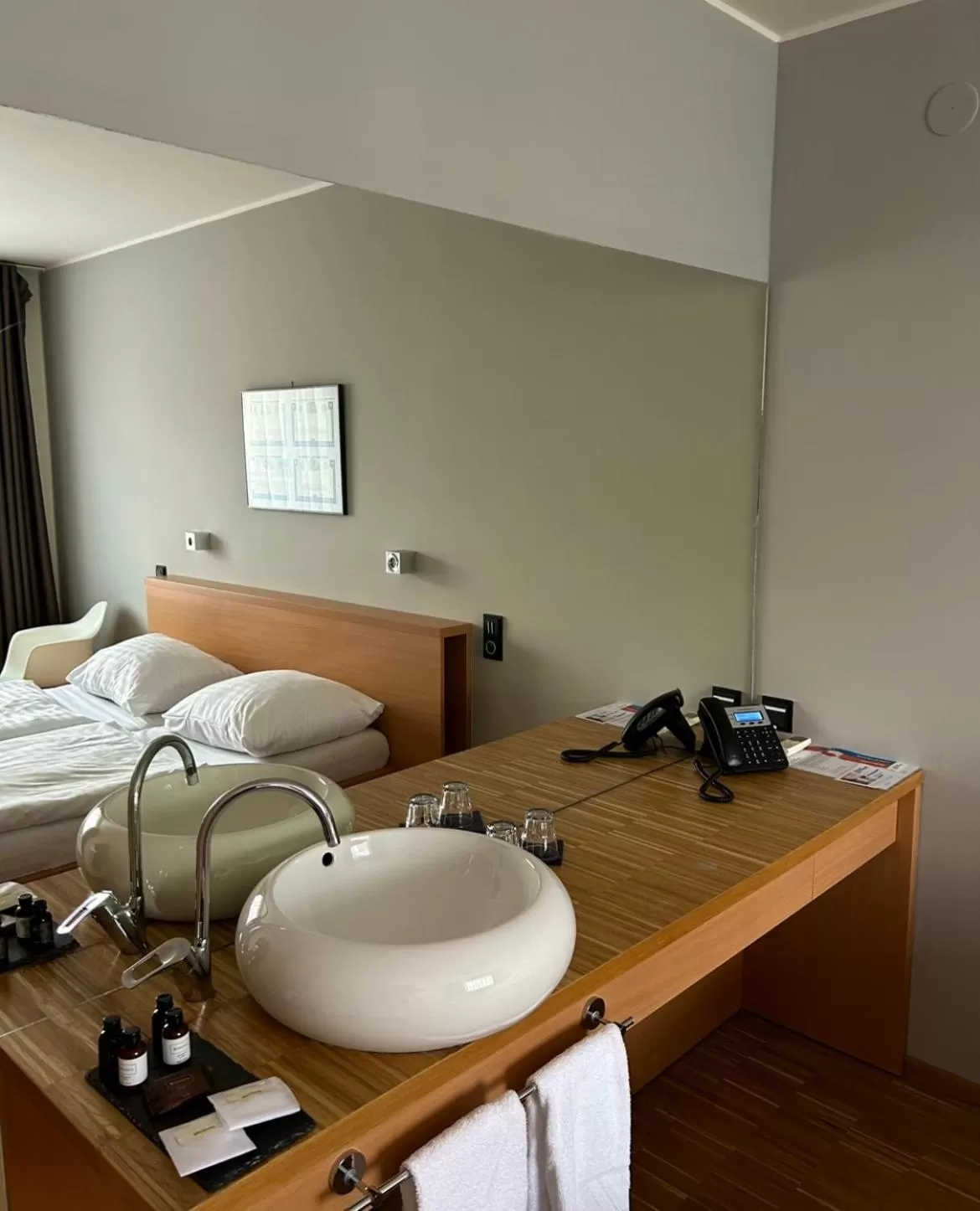 Bed in Blue Orange Resort