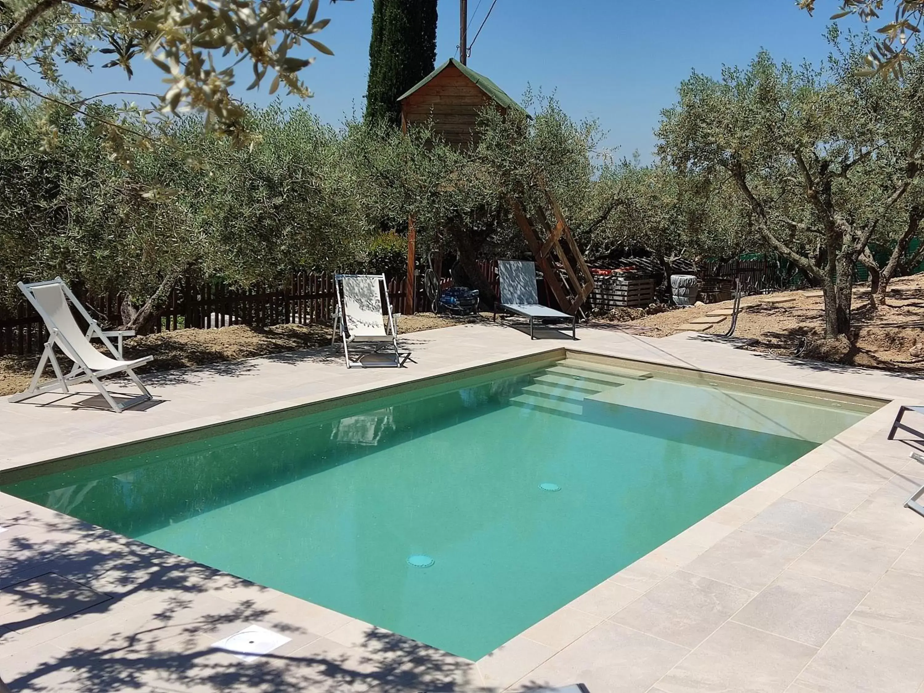 Garden, Swimming Pool in L'Agrifoglio di Assisi Residenza di Campagna