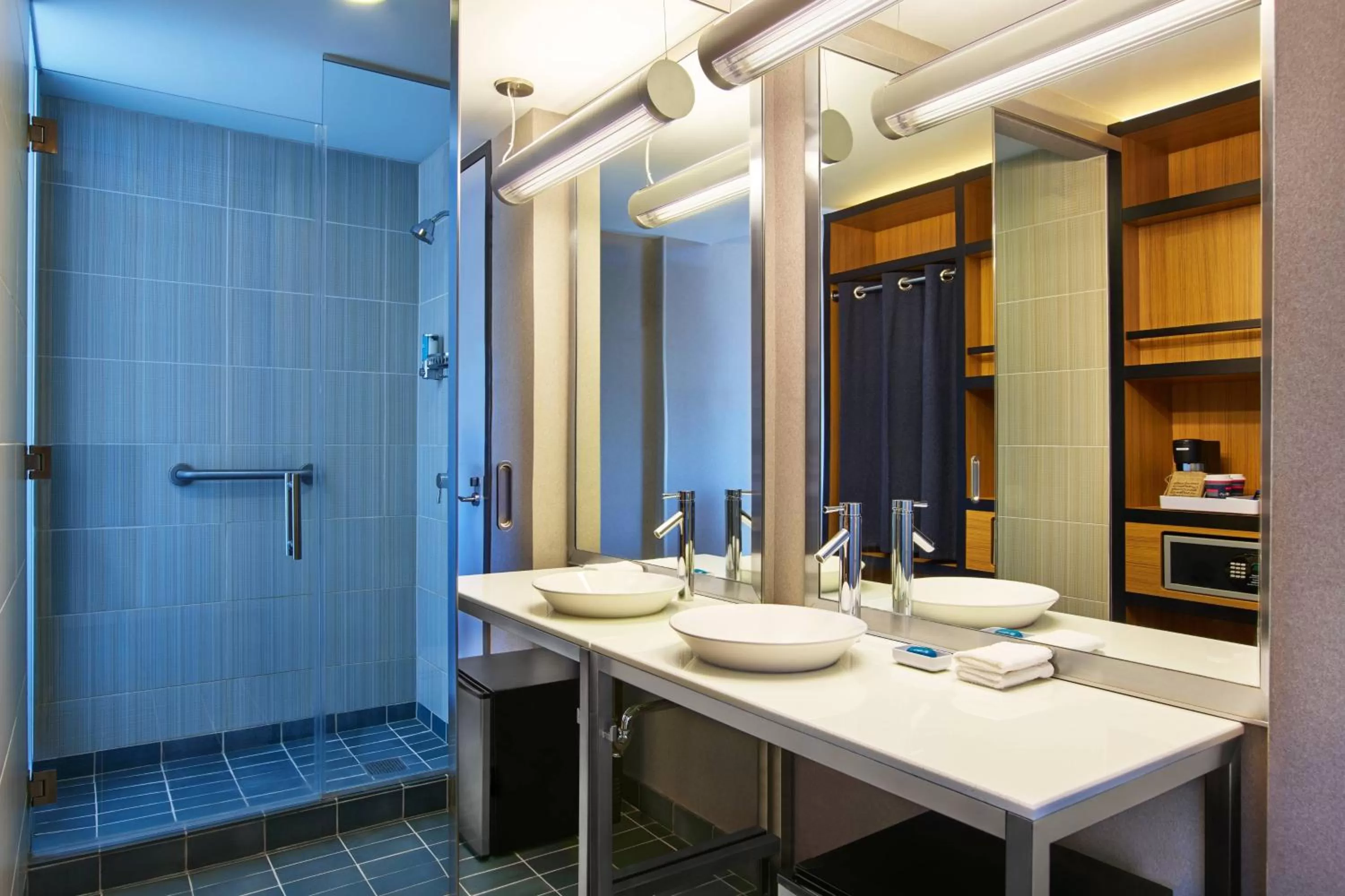 King Room with Roll-in Shower - Mobility and Hearing Accessible in Aloft Houston by the Galleria