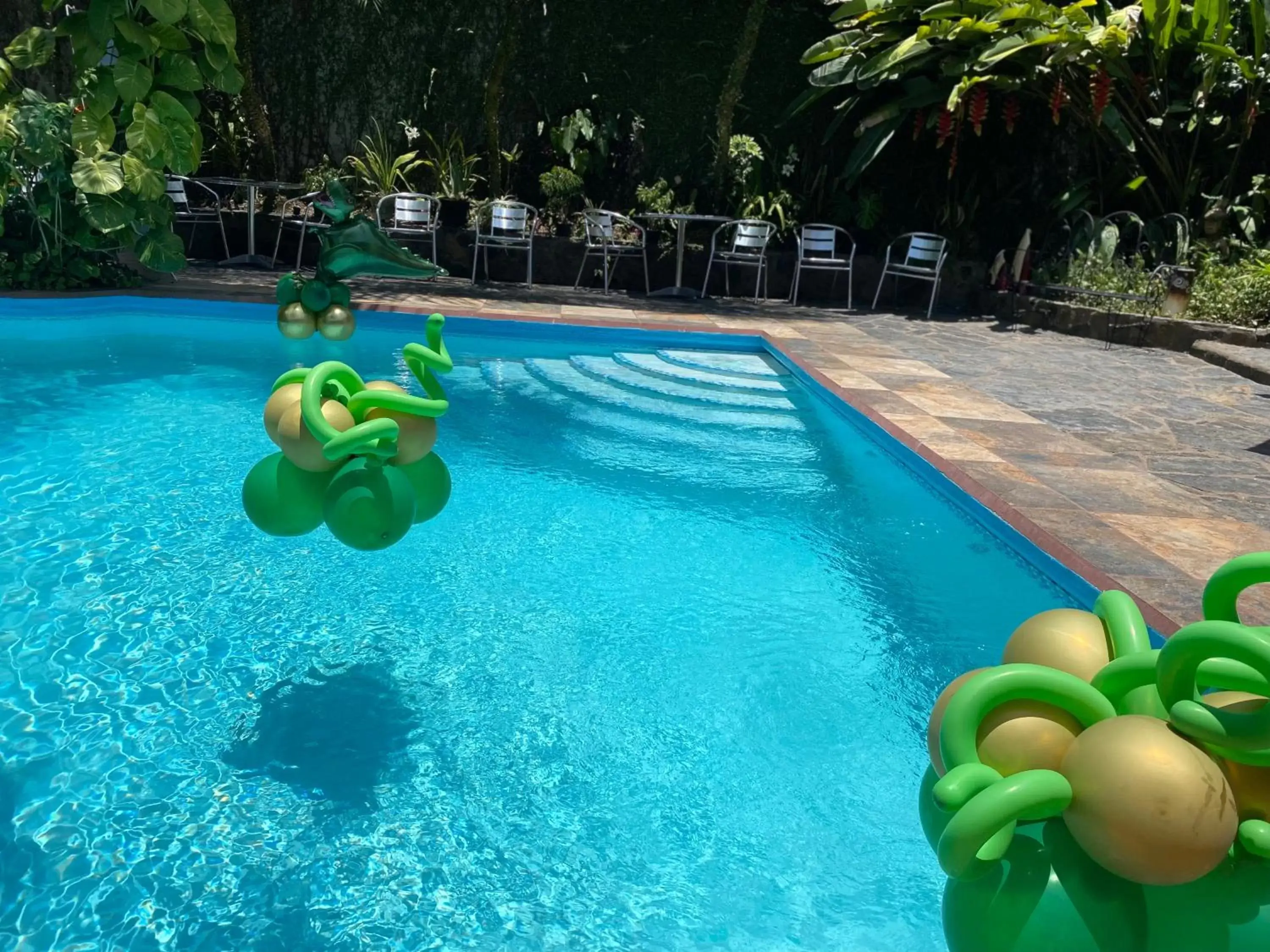 Swimming Pool in Hotel Camino Surreal Xilitla