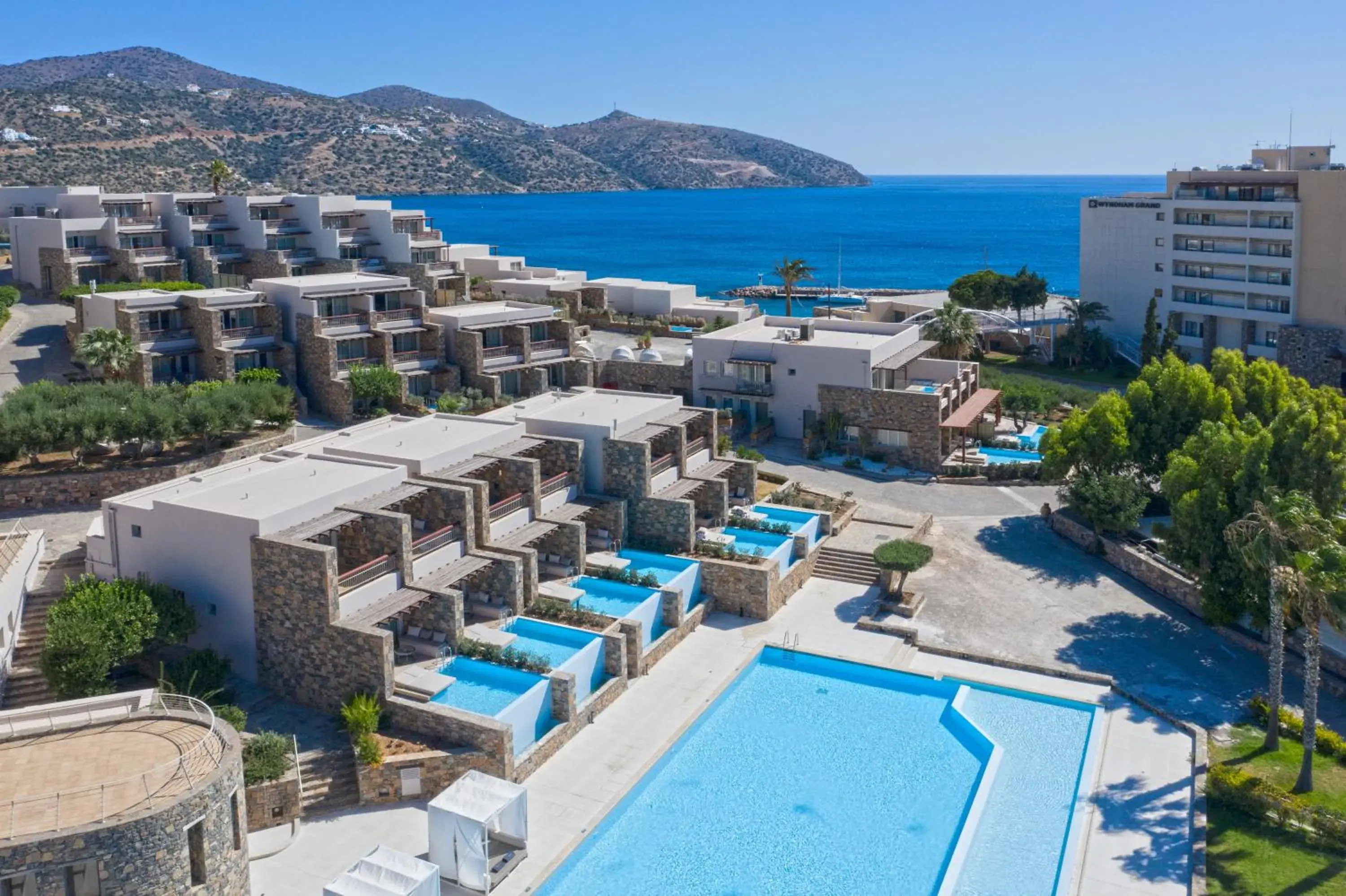 Property building, Pool View in Wyndham Grand Crete Mirabello Bay