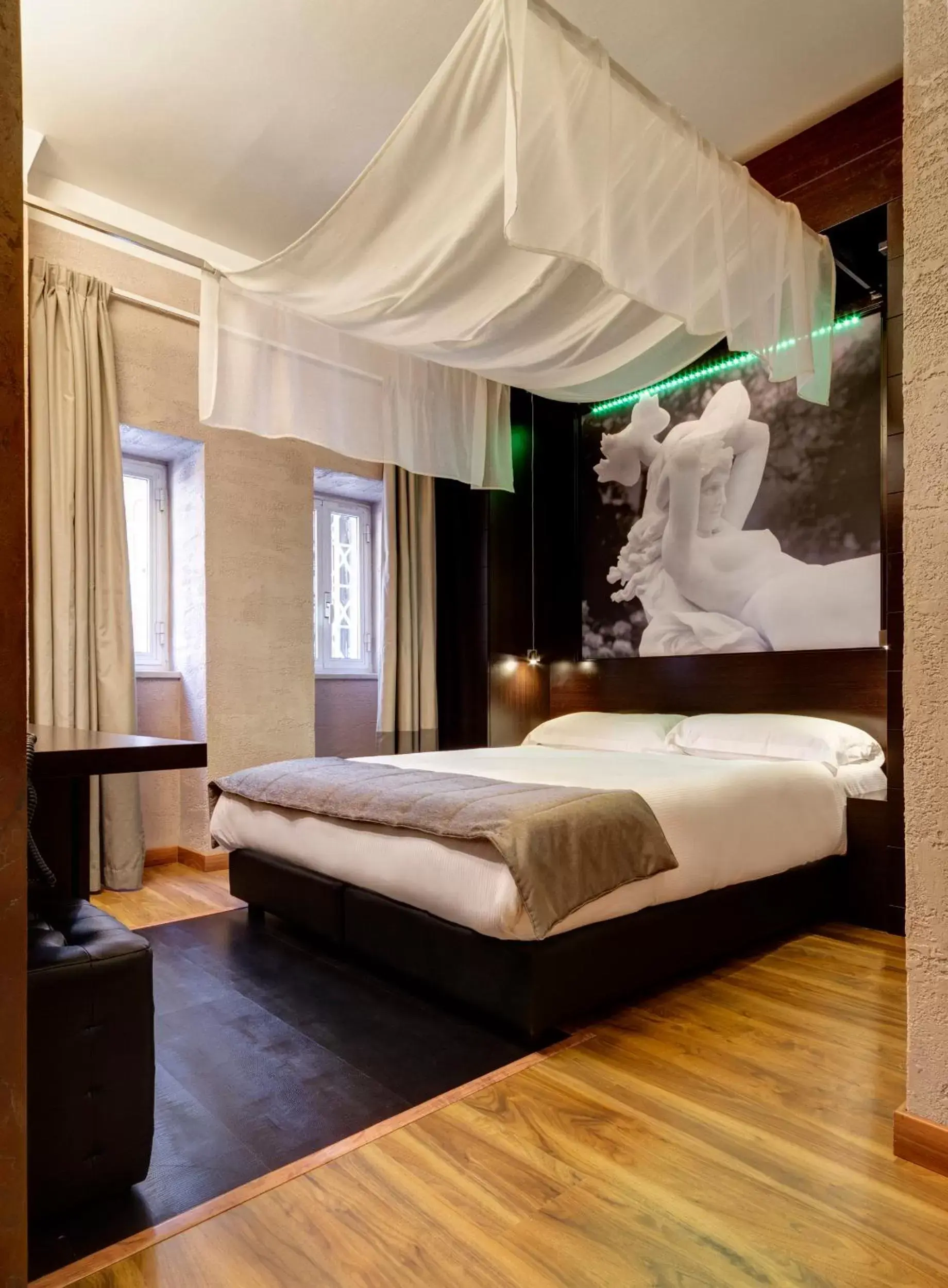 Photo of the whole room, Bed in Dharma Luxury Hotel